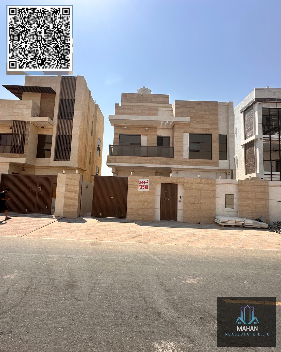 Luxury Villa for Sale in Al Bahia, Ajman – Direct from Owner Villa Features: 	•	 5 Master Bedrooms with built-in wardrobes 	•	 Spacious Majlis with separate bathroom 	•	 Very Large Hall with separate wash area 	•	 Main Kitchen fully equipped