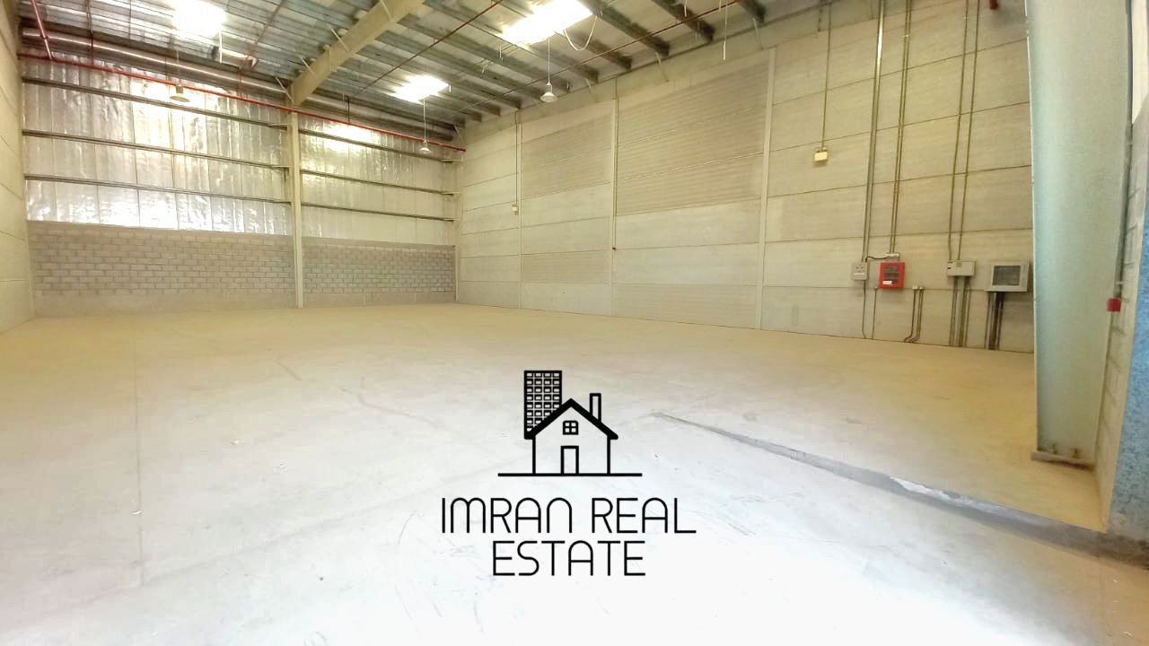 Spacious Brand New Warehouse with 50 KW Power Supply | Al Saja Industrial Area | 7,500 Sqft