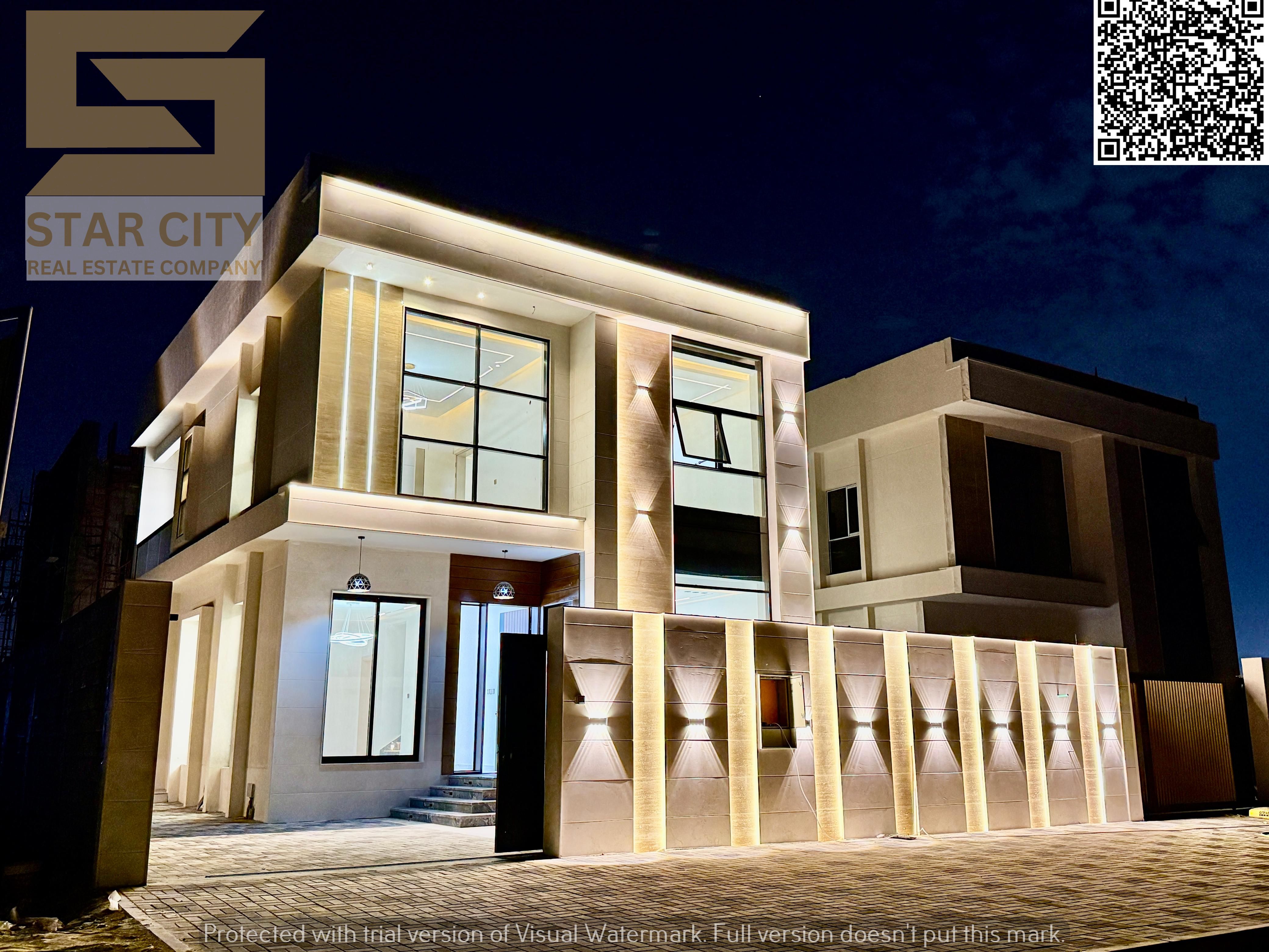 Luxury Villa for Sale in H 2 – Ajman Alhelio | Freehold for All Nationalities with Personal Finishes, Including Registration and Ownership Fees