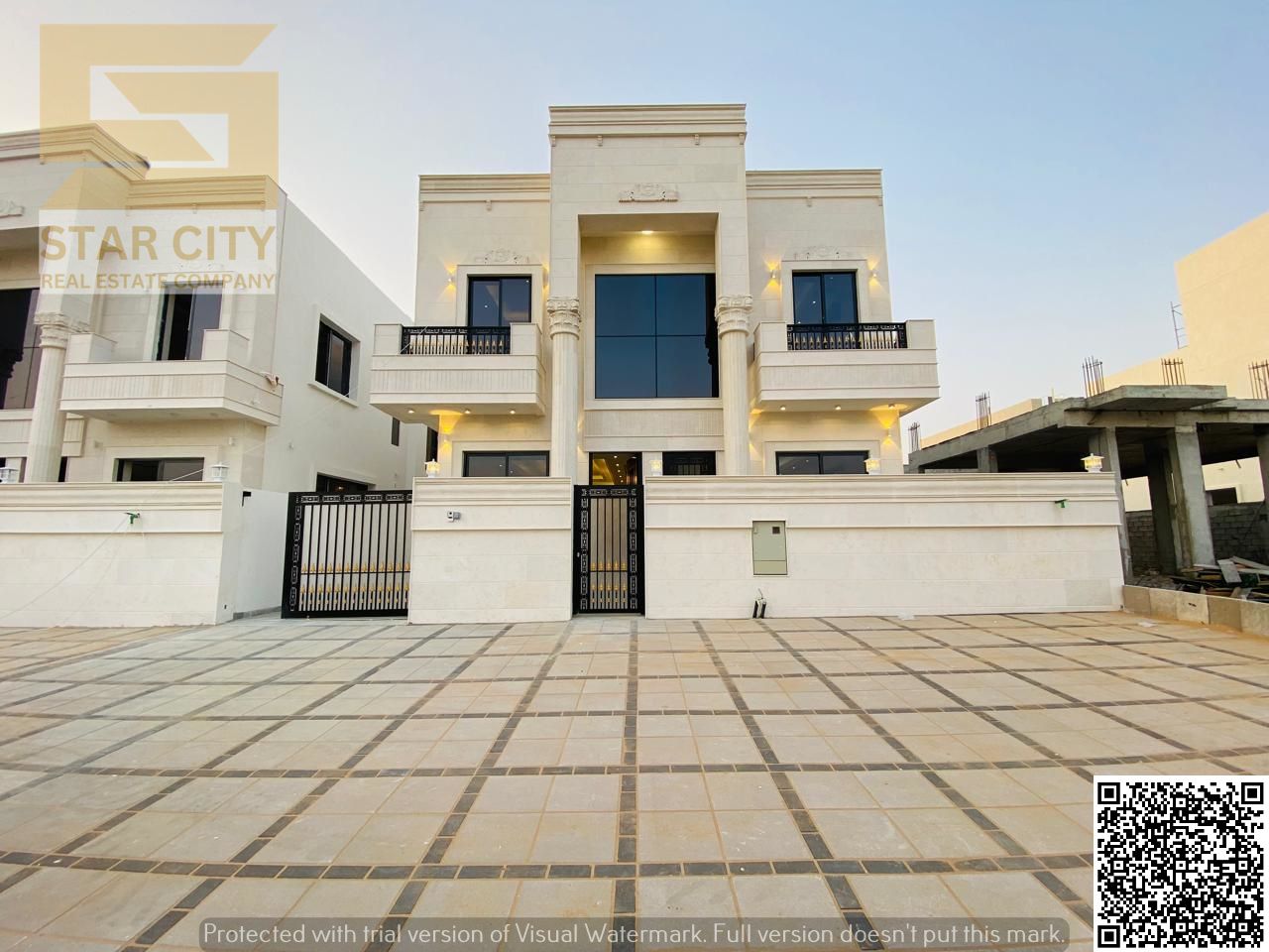 Luxury Villa for Sale in Al Helio 2 – Ajman | 5 Master Bedrooms + 7 Bathrooms | Freehold for All Nationalities, Registration, Water & Electricity Incl