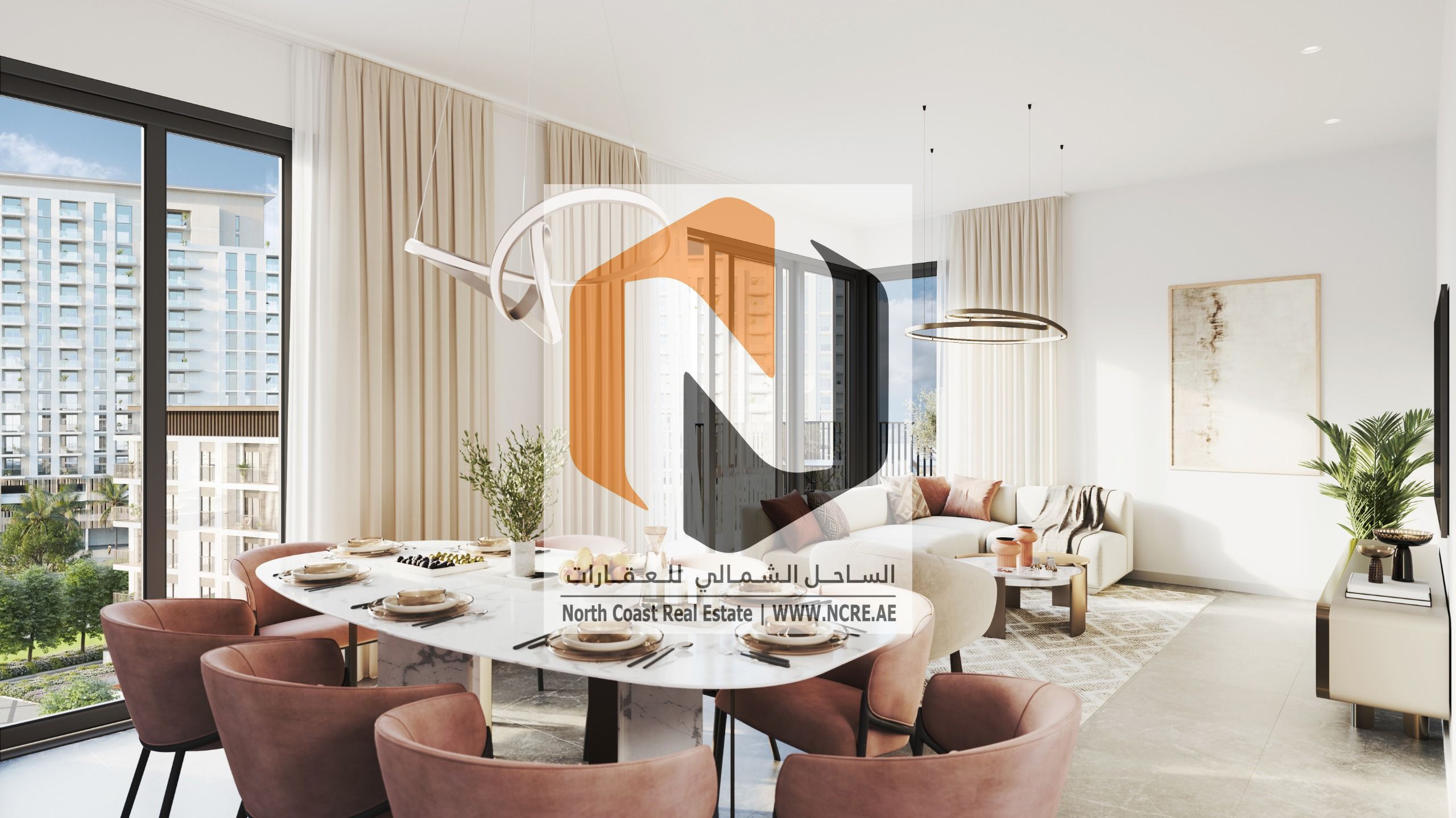 One-Bedroom Apartment with Pool View and Spacious Terrace – First Sale with Easy Installments