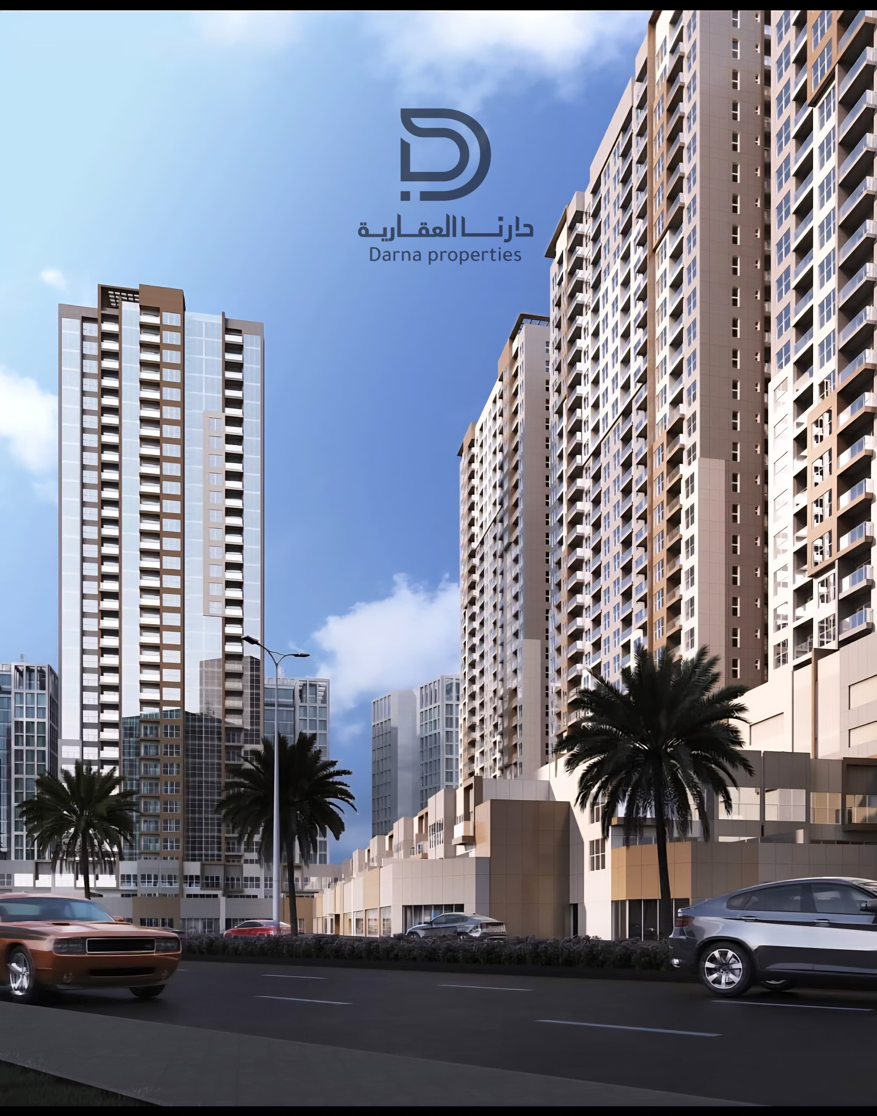 Bedroom Apartment for Sale – Ajman One, Phase 2 Prime location with a direct view of Sharjah Unit Details: 1 Bedroom Living Room 2 Bathrooms Closed Kitchen Balcony Parking: B3 Area: 1,160 Sq. Ft. Lower Floors Total Price: AED 587,4