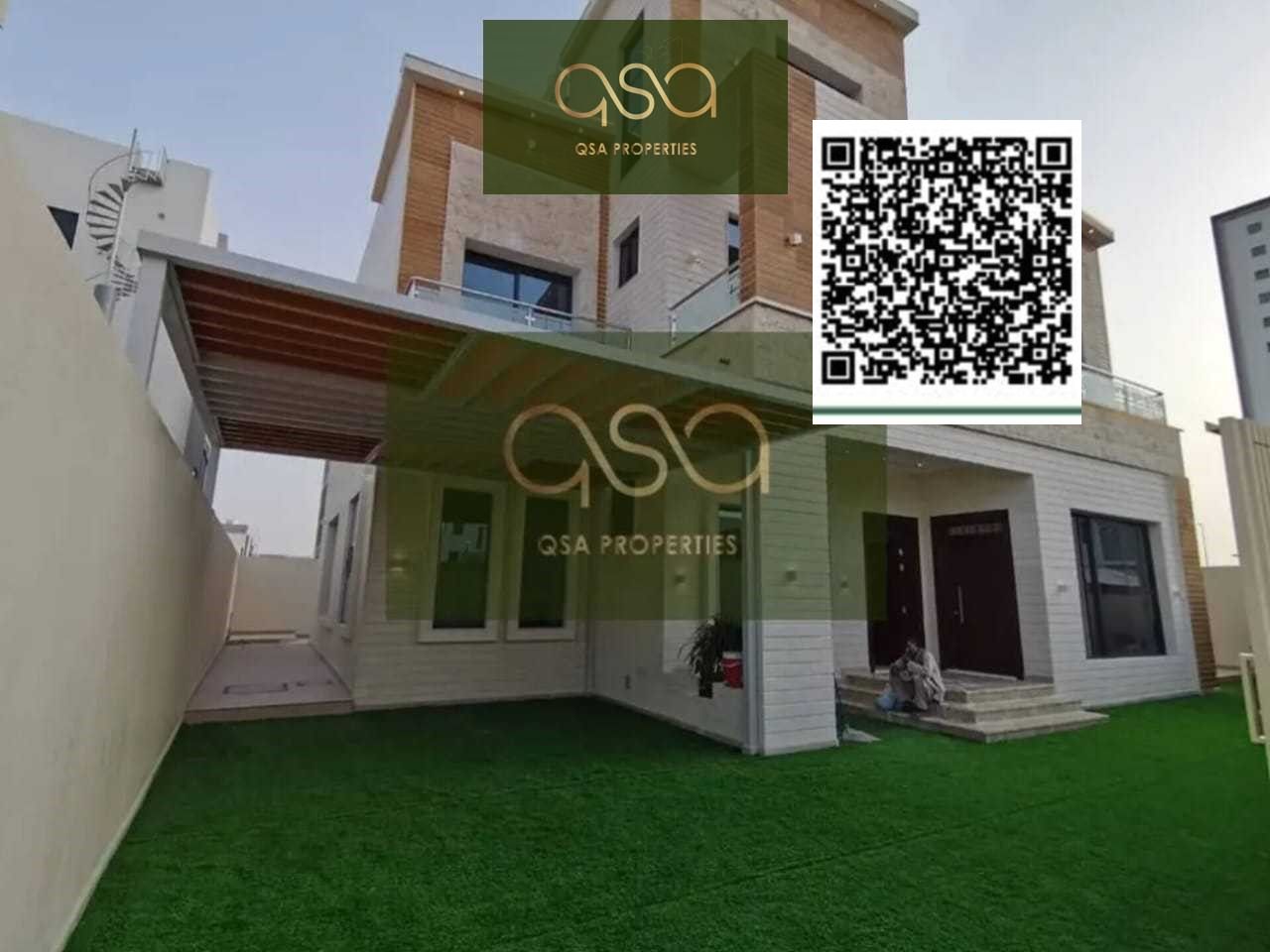 Spacious SIX bedrooms living hall with covered parking Villa available for SALE Al zahya Ajman