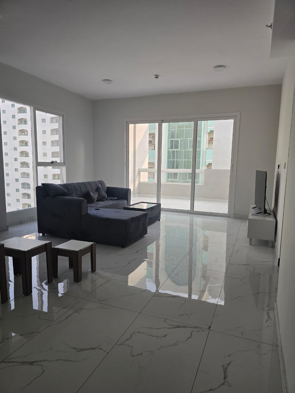 Brand New 1bhk With Balcony & Fully Furnished Monthly Basis Aed 4500 Only in Abu Shagara