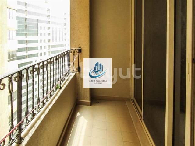 chiller free gym phool free 2bhk with balcony just in 58k only for family opp sahara centre in al nahda sharjah