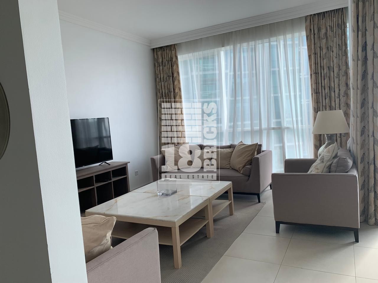 Fully Furnished 2BR + Maids | Sea View | Private Beach Access