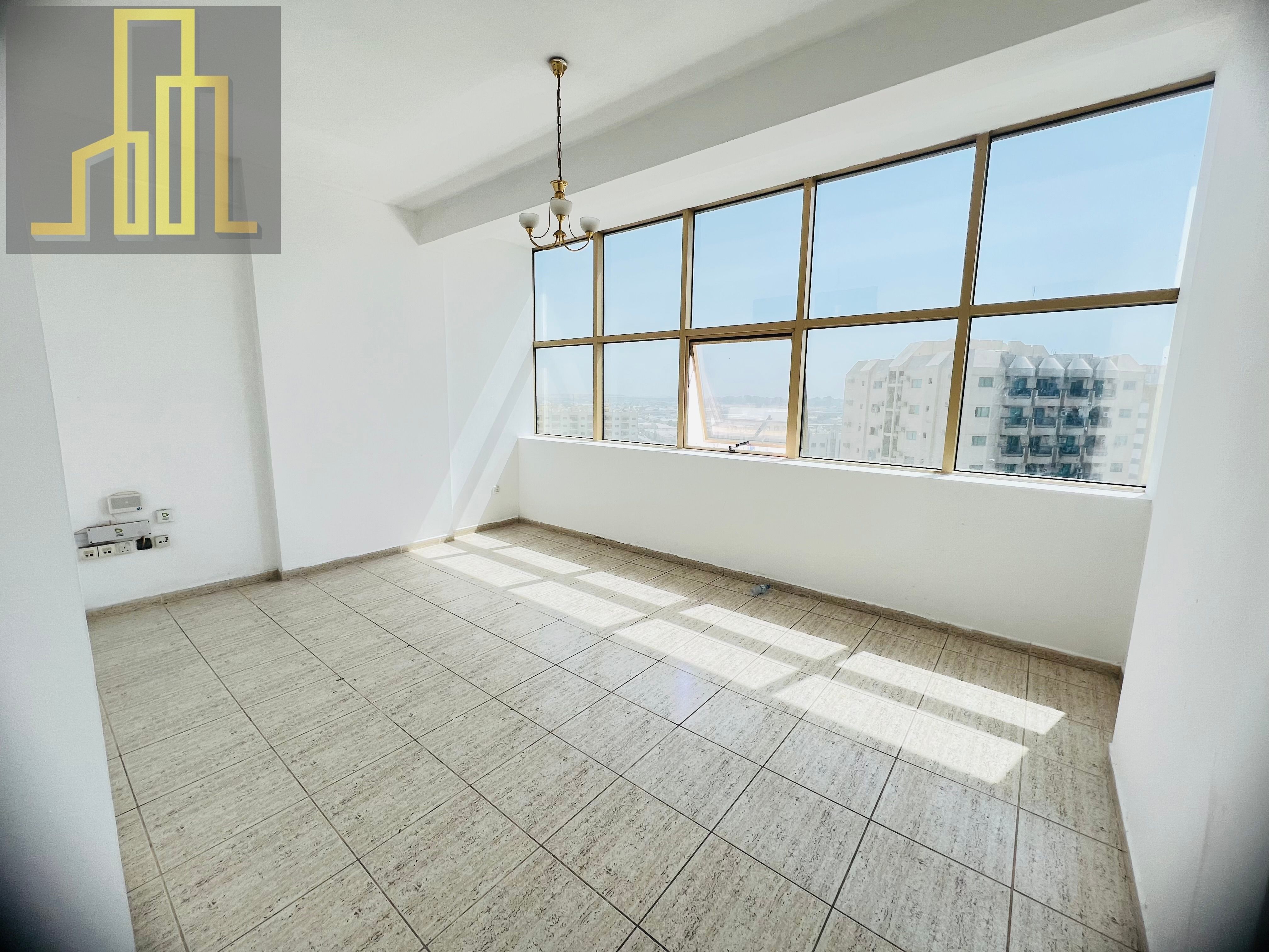 Chiller free 1bhk APARTMENT, huge size central AC on Road Building Jamal, Abdul, Nasir