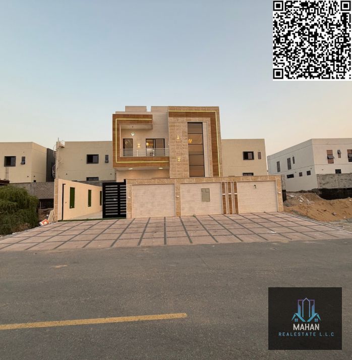 Brand new villa for sale n Ajman Al helio 4 master bedroom hall majlis and maid room and kitchen