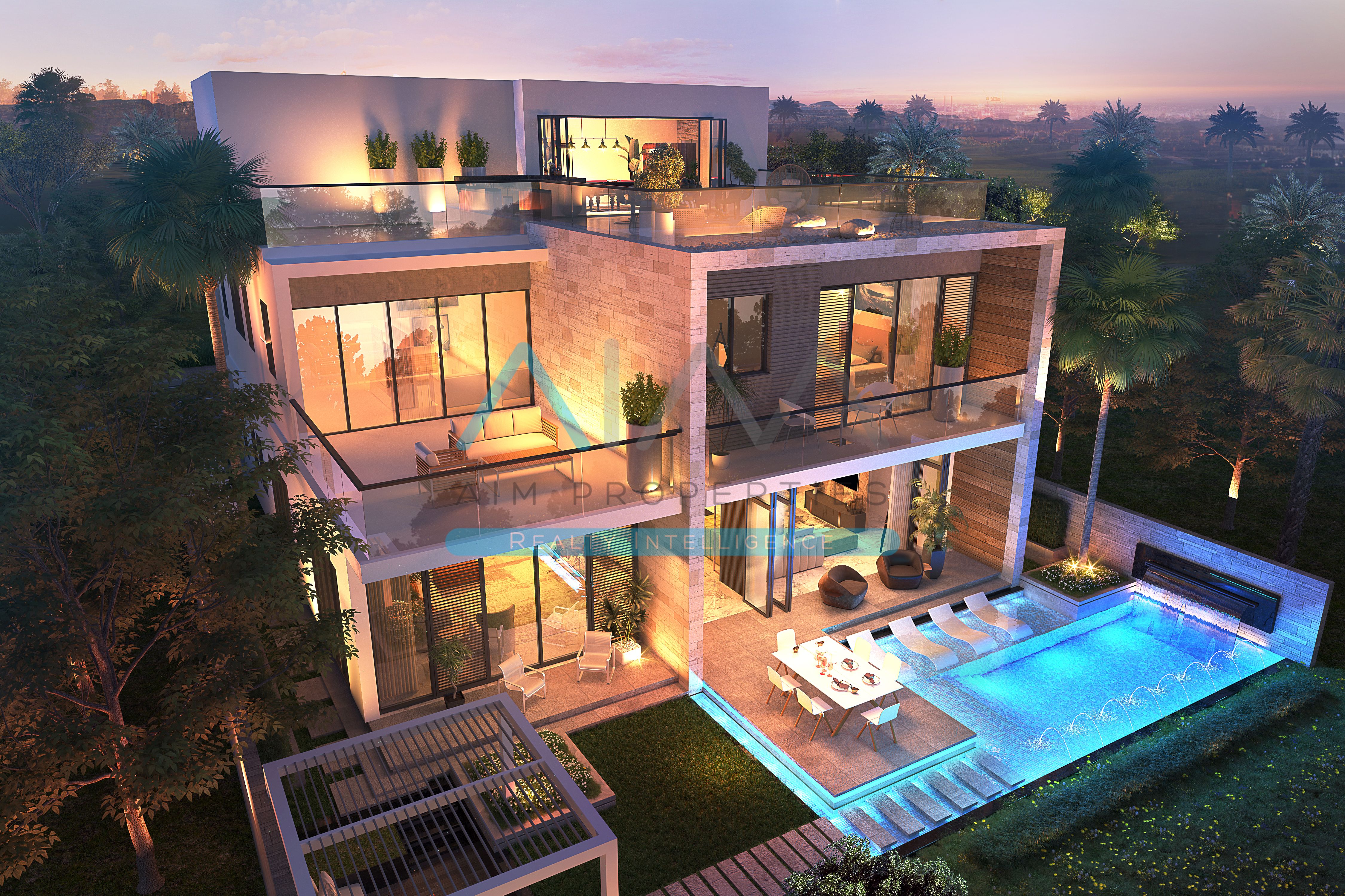 FULL GOLF COURSE VIEW 8BR SPACIOUS VILLA BEL AIR CALIFORNIA STYLE MULTIPLE VILLAS FOR SALE