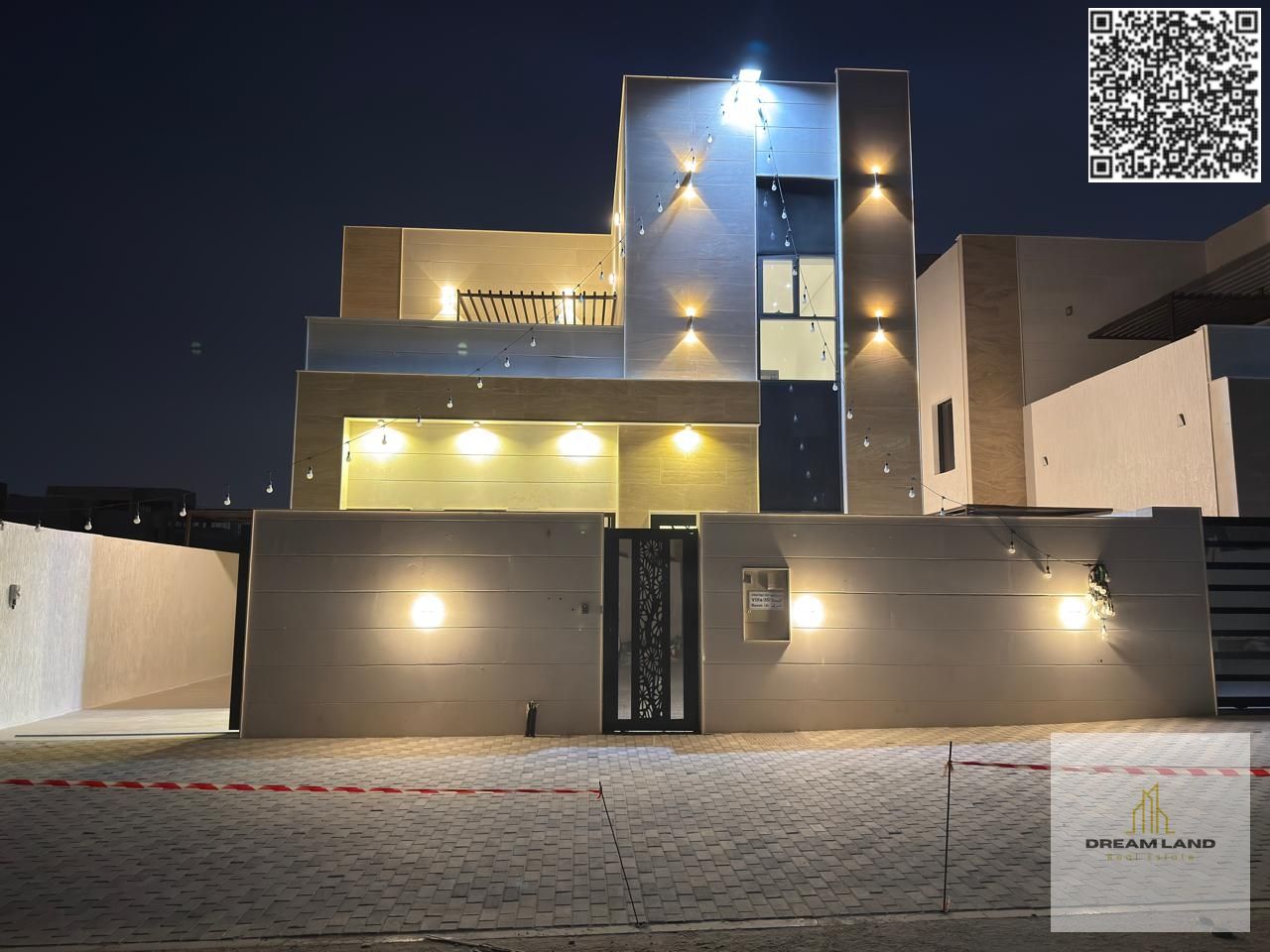 Hurry up and book your villa, ready with the key, including registration fees, freehold, in the most prestigious location in Al Zahya, Ajman, 500 mete