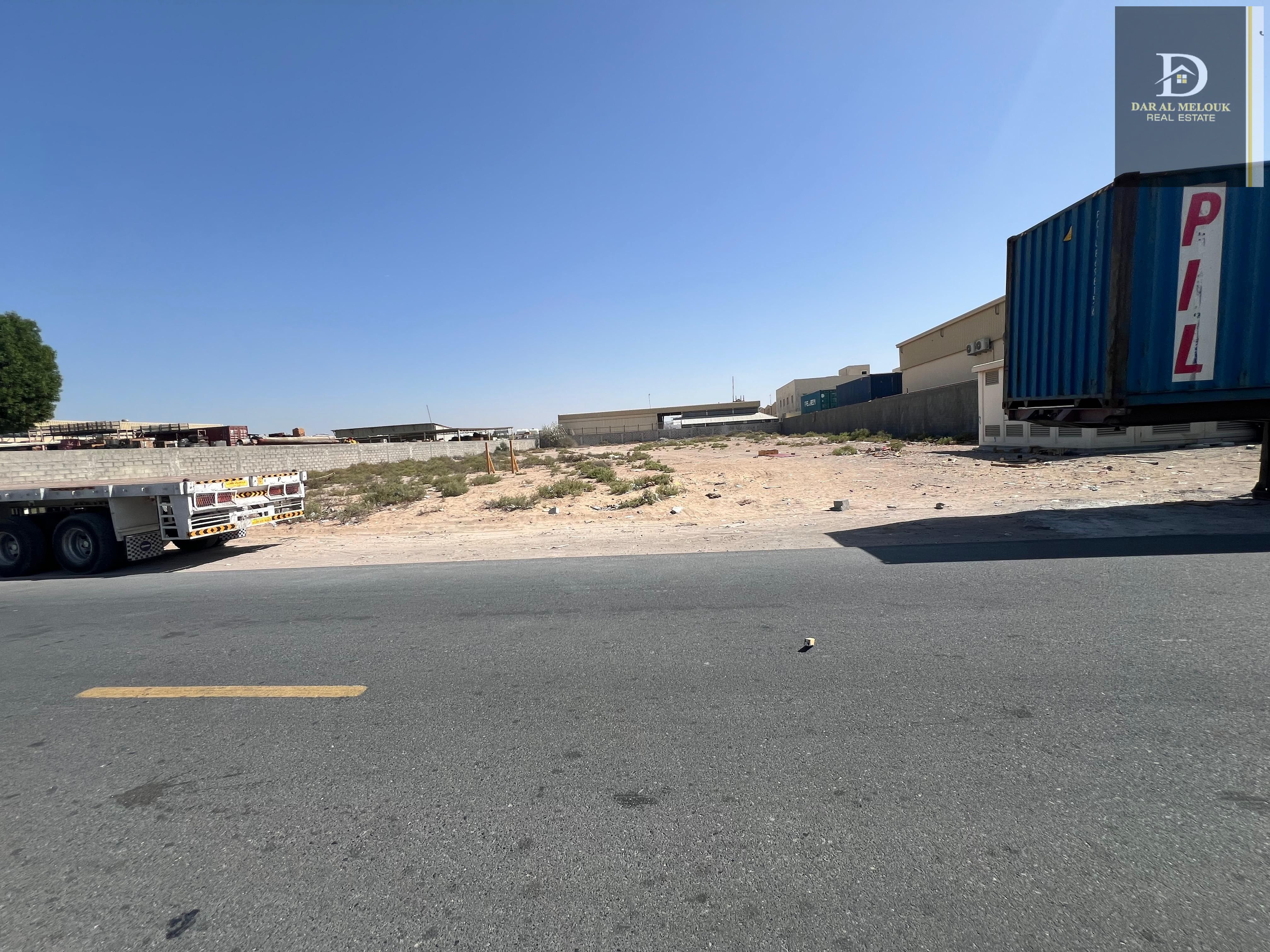 Industrial land for sale in Sharjah, Al Sajaa Industrial Area, Al Hanoo
