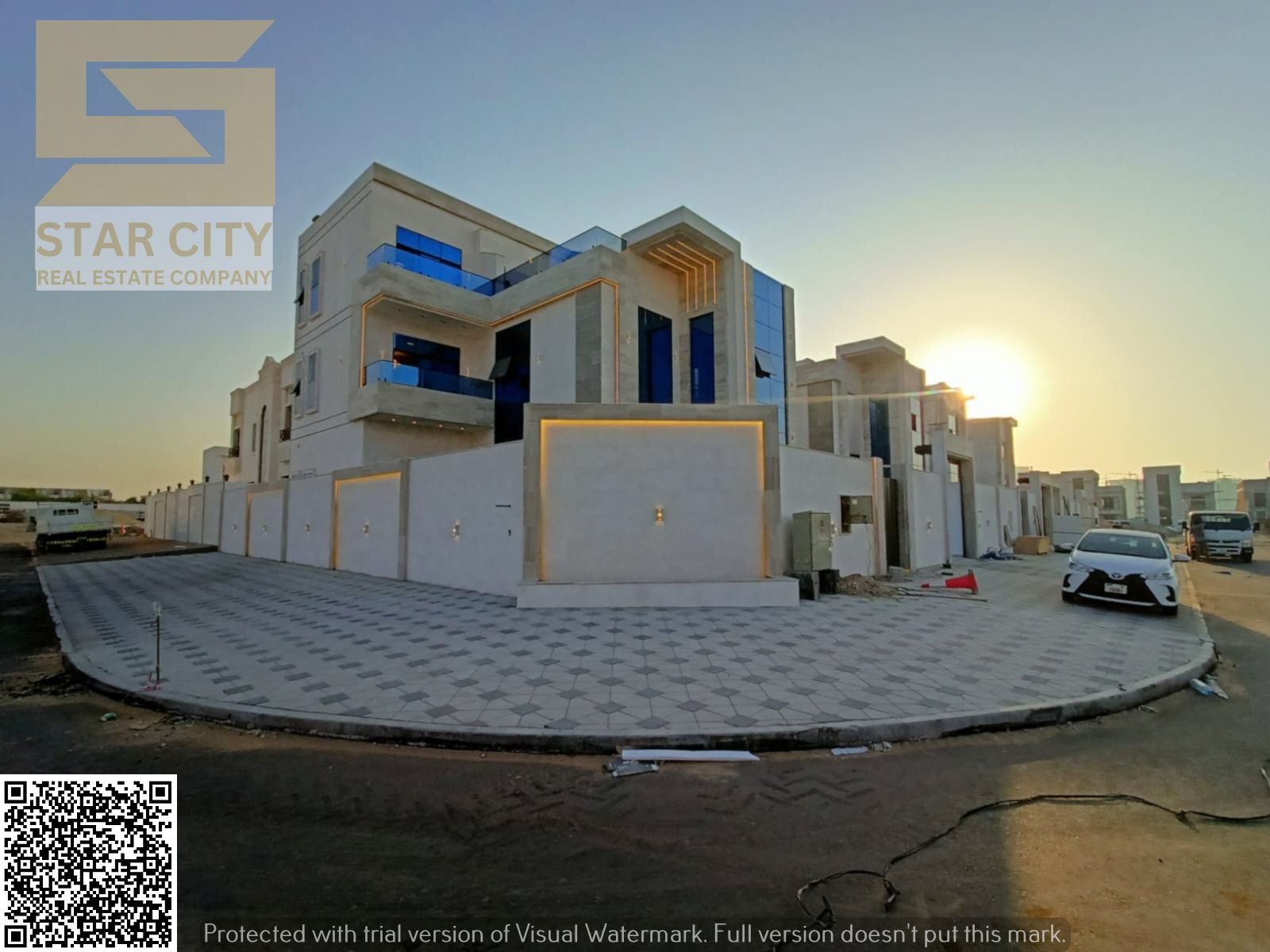 Luxury Corner Villa for Sale in Al Helio 2 – Ajman | 6 Bedrooms + Large Pool + Panorama Elevator | Price AED 3.75 Million