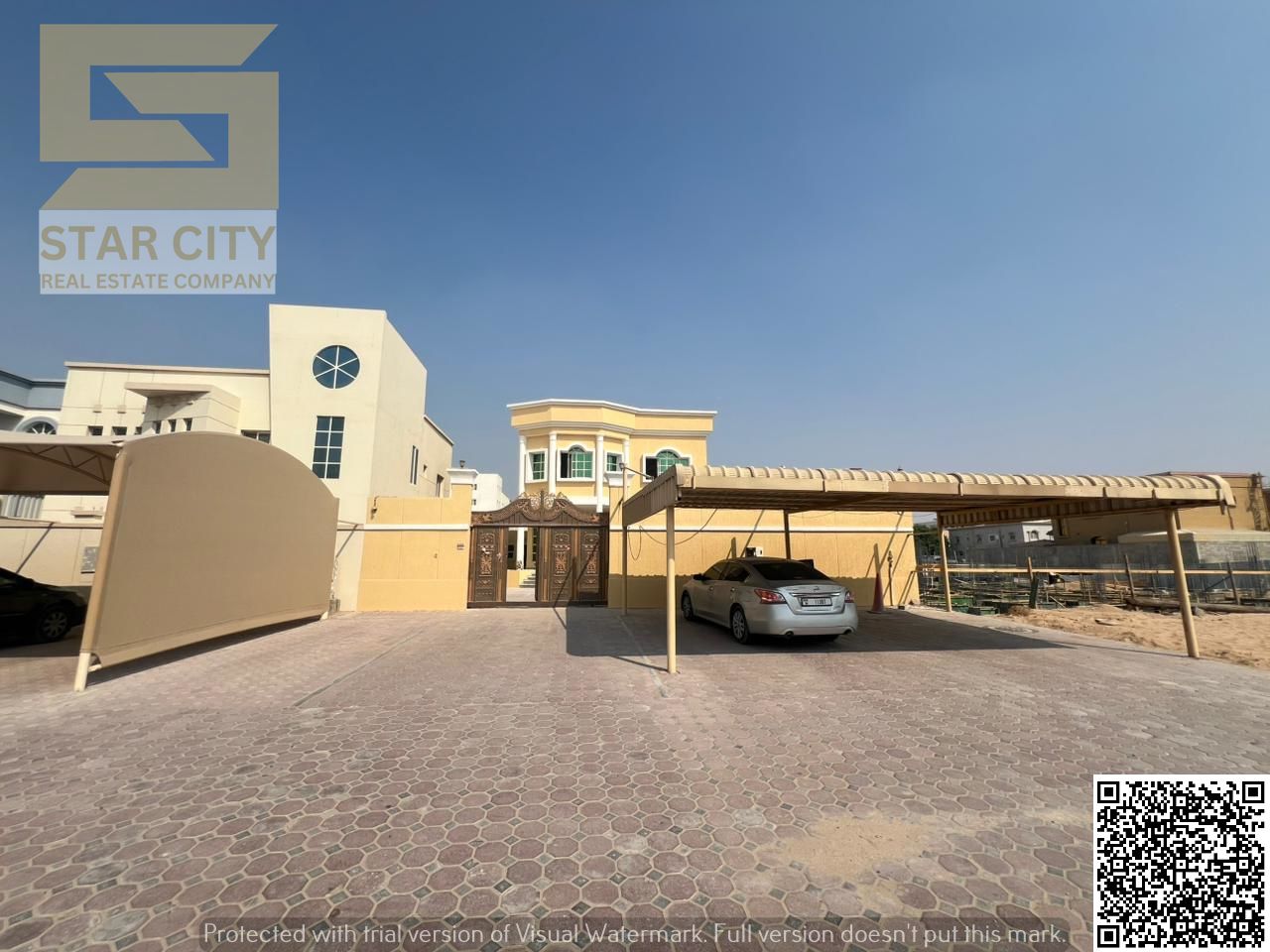 5-Bedroom Villa for Sale in Al Muweihat 2 – Ajman | 7 Bathrooms + 3 Parking Spaces + Maid’s Room | 5,000 sq. ft | Price AED 1,800,000