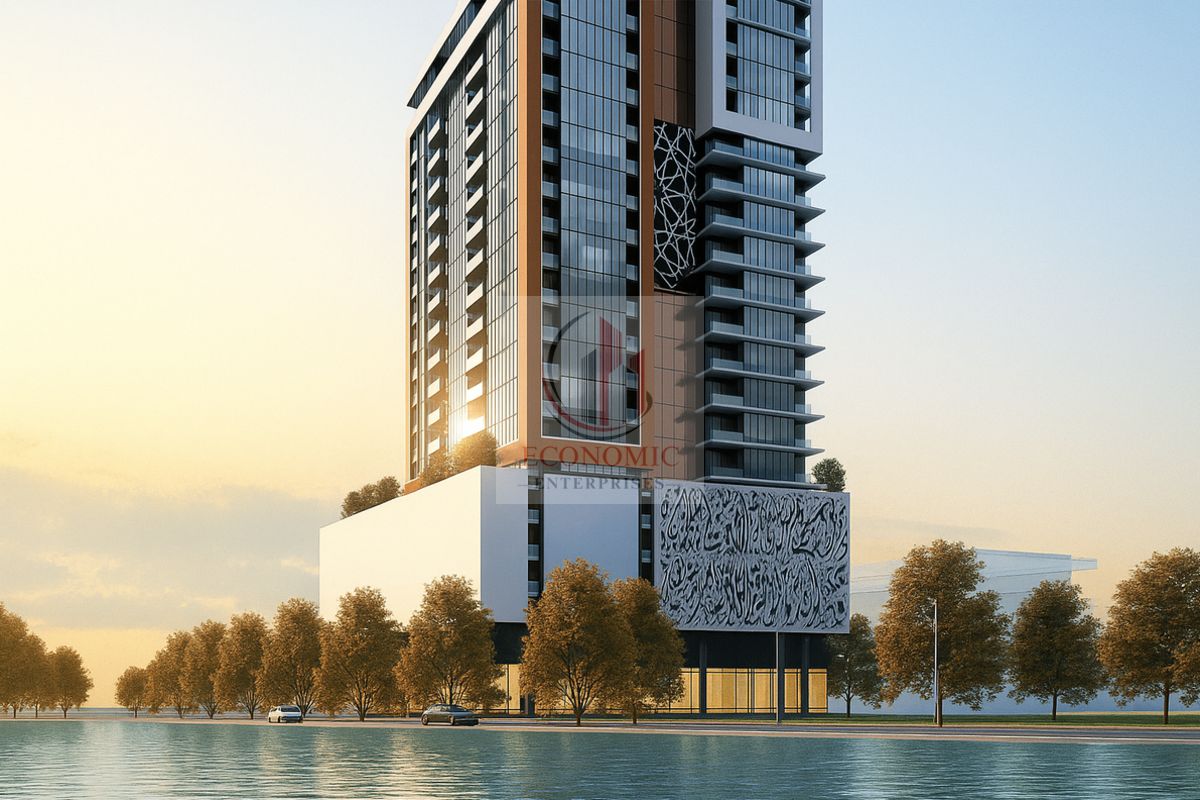Luxury 2BR + Maid | Fully Furnished | Elegant Sea View (Not Direct) | Al Faradis Tower, Al Mamzar – Sharjah | No Commission