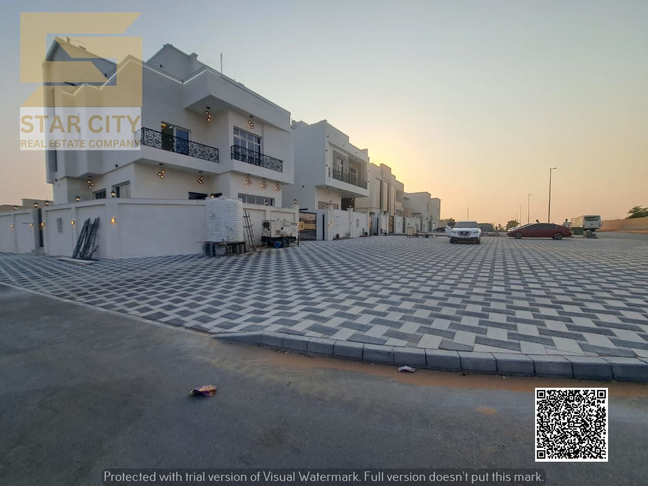 Modern corner villa for sale in Al Helio 1