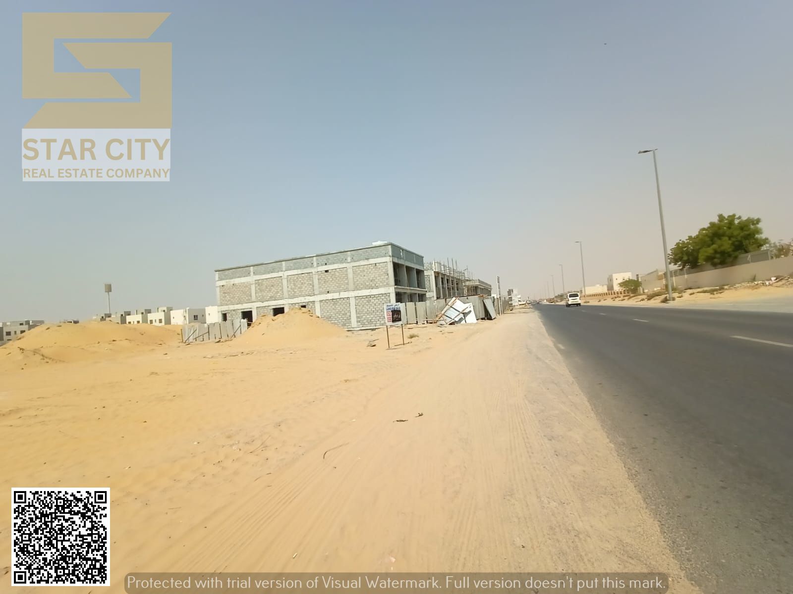 Commercial Land for Sale in Al Helio – 6,030 sq. ft | Opposite Azha Roundabout & Mosque | 5 Shops + Mezzanines