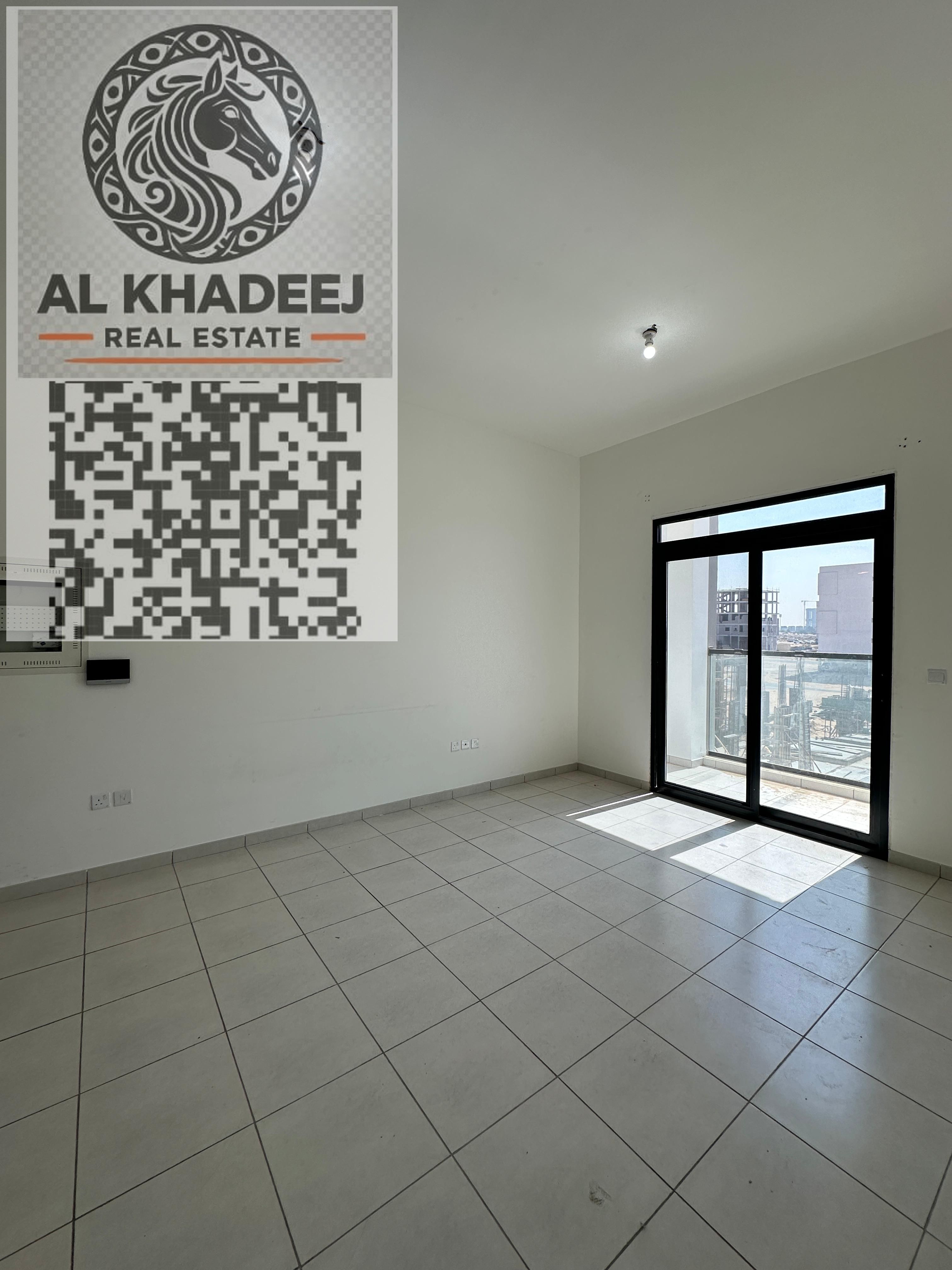 Two rooms and a hall with a large area in the Al Alia area next to Mohammed bin Zayed Road, easy access to Dubai and Sharjah