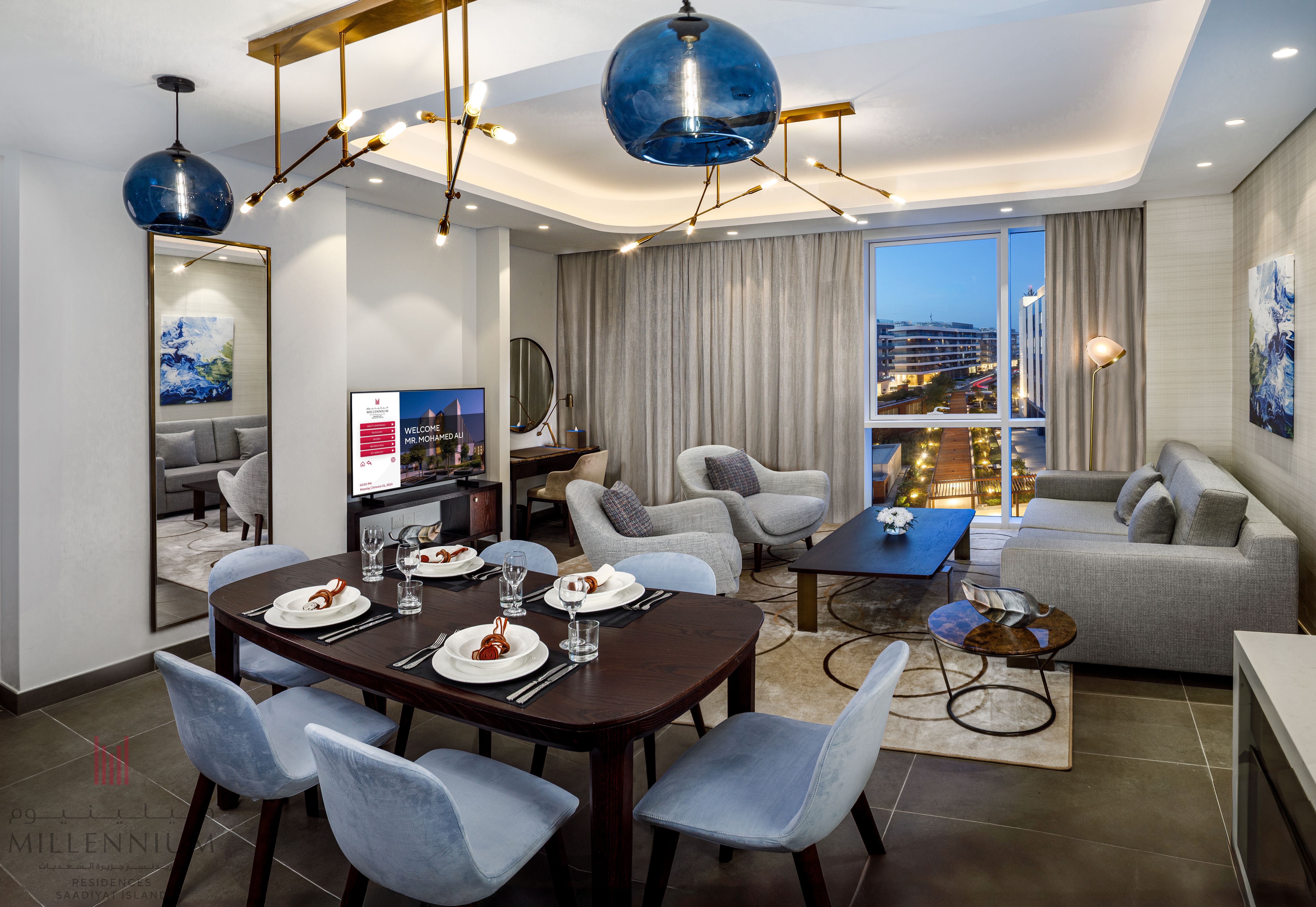 Fully Furnished 1 Bedroom Apartment in Millennium Residences Saadiyat Island
