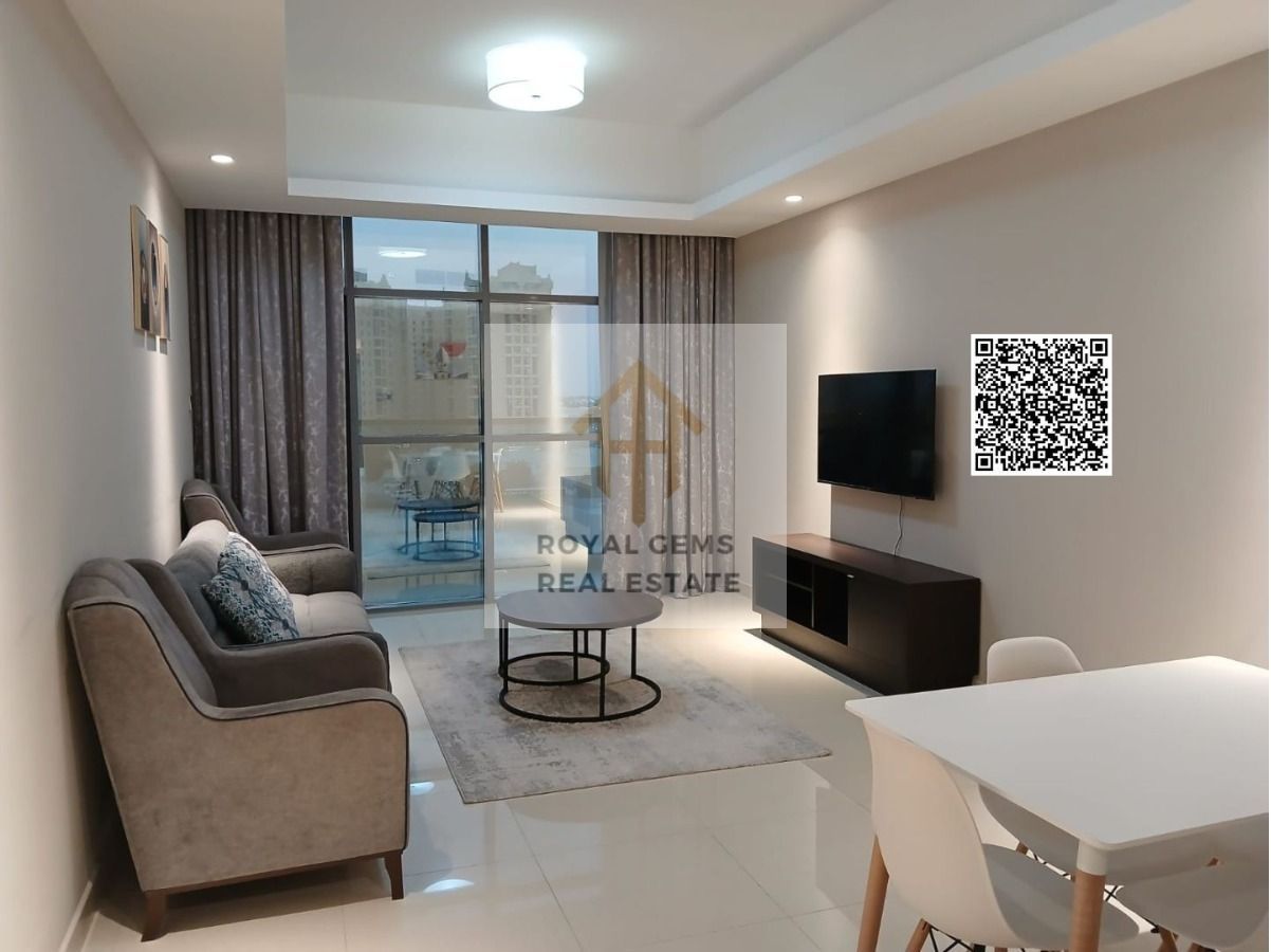 Prestige Lifestyle – 1-BHK Furnished Apartment with Open View | Gulfa Towers | Yearly Rent | Premium Facilities: Gym, Pool, Play Area & Parking.