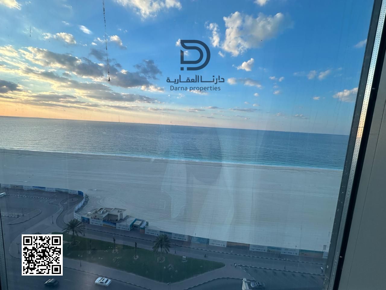 Own a 2-bedroom apartment in Corniche Residence Towers, Ajman. Prime location on Ajman Corniche with a stunning sea view, close to all services — idea