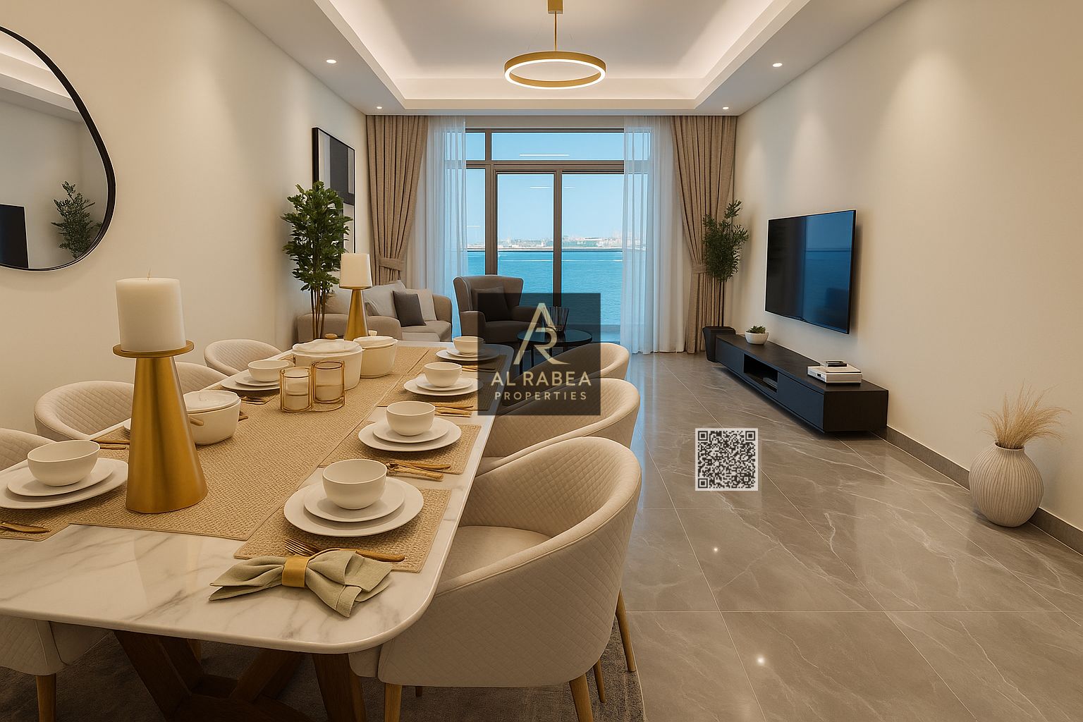 Waterfront 2BR Apartment in Ajman Creek Tower 4 – Great Investment Opportunity