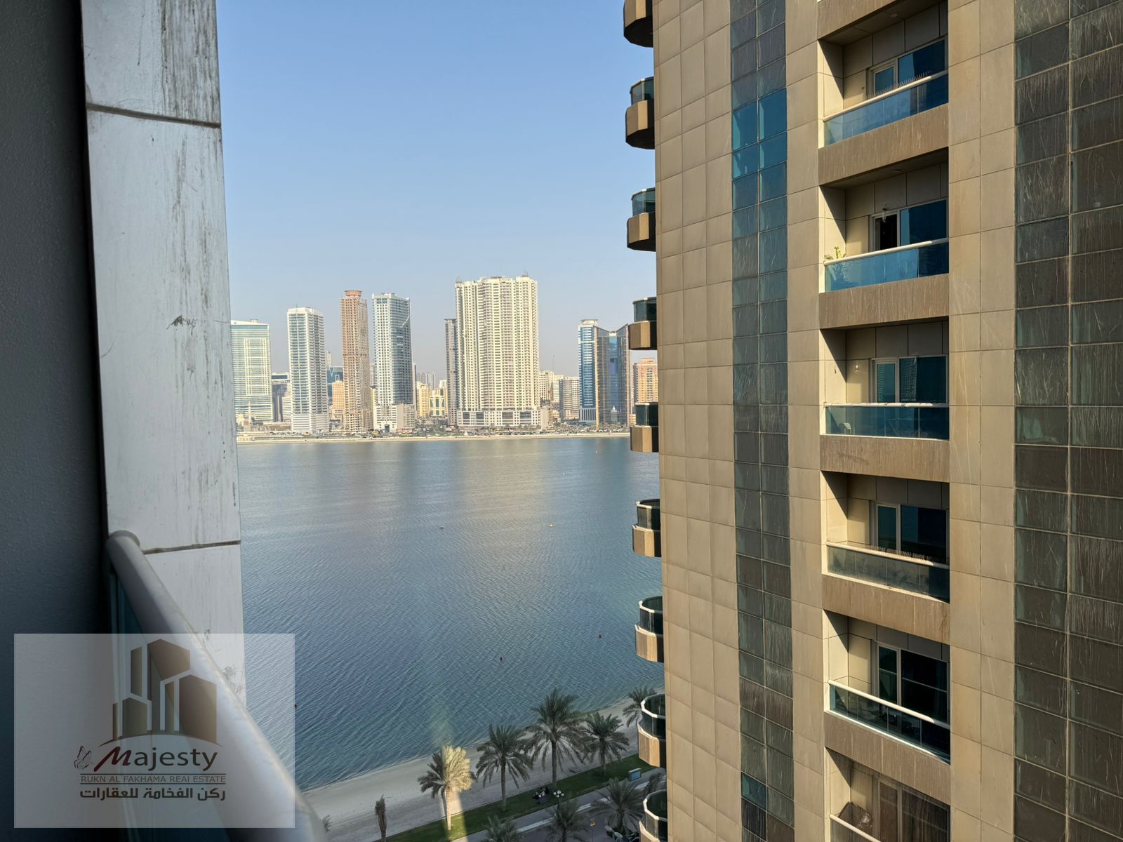 A golden opportunity to buy your dream home: an apartment available with a side view of Al Mamzar Lake, the tower is on the first line by Al Mamzar La