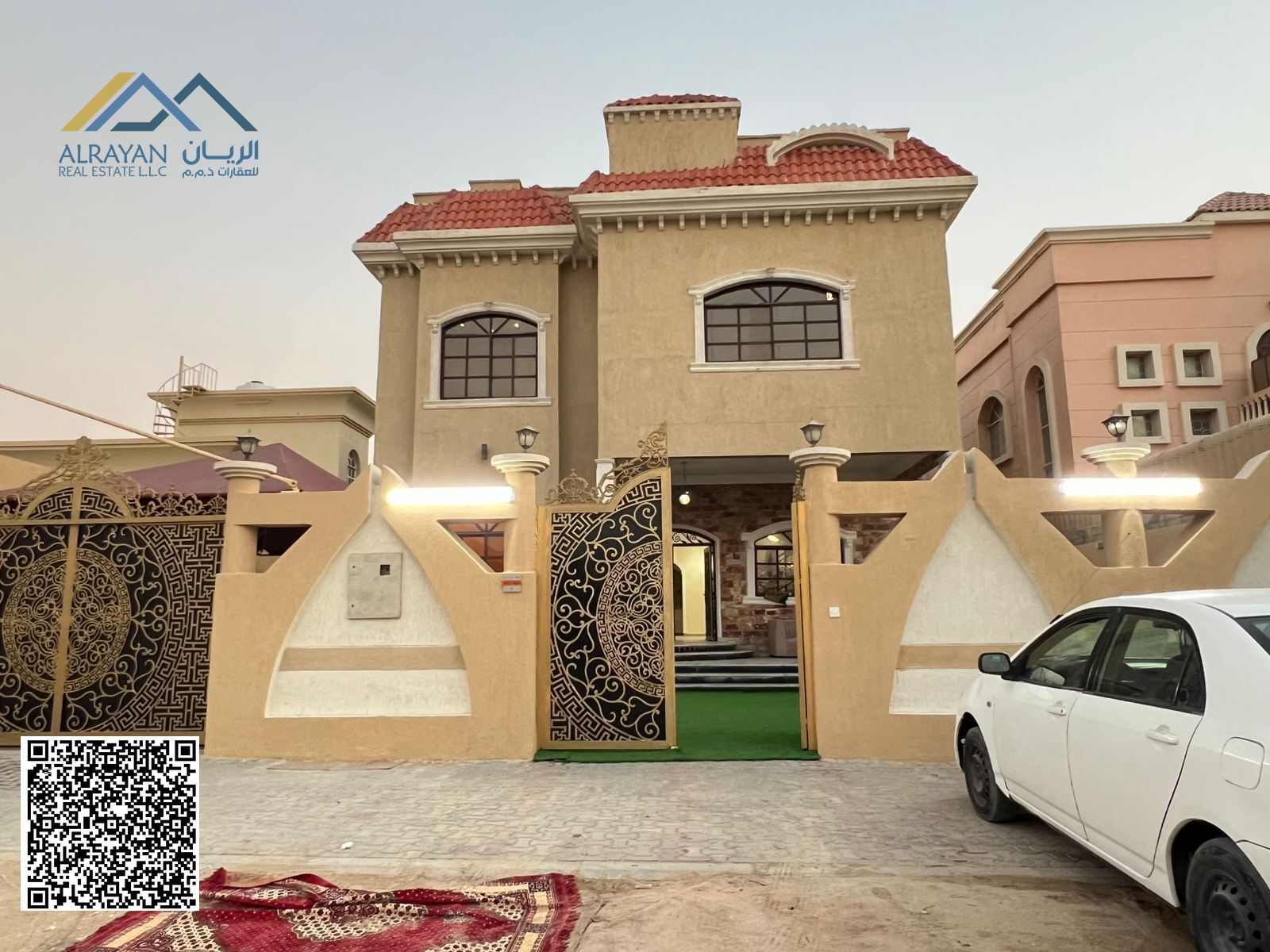 For sale: Villa in Al Rawda 2 - 7 large rooms, including electricity, water, and air conditioning.