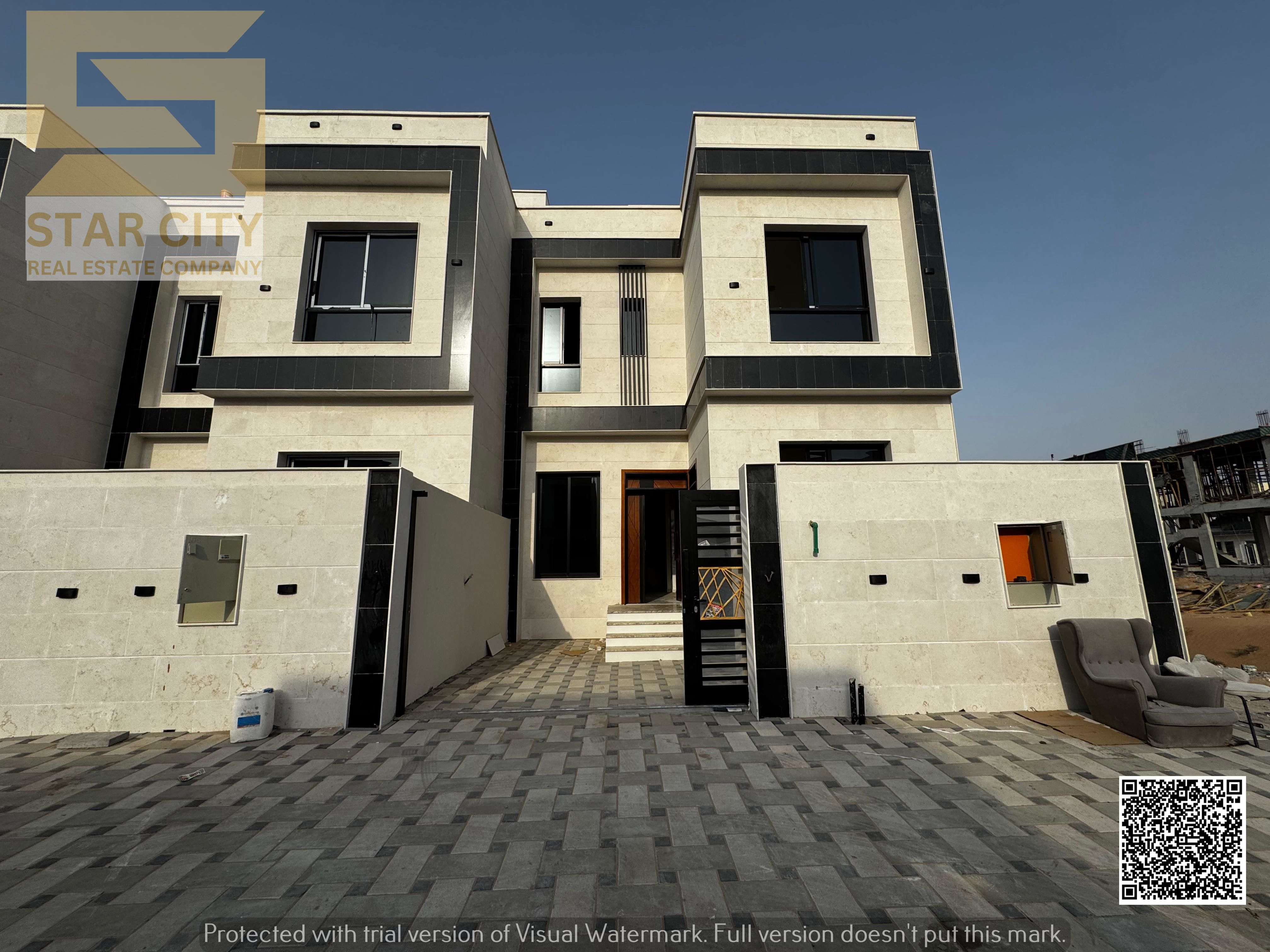 For sale, a villa with excellent finishing in Al Helio. For sale - a luxurious villa in Al Helio 2 - Ajman | 4 master bedrooms, including registration