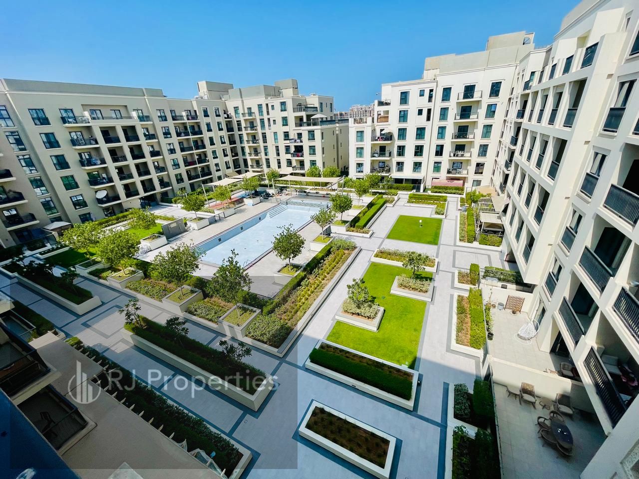NO DEPOSIT 3BHk balcony pool view NEAR to Dubai Maryam I land