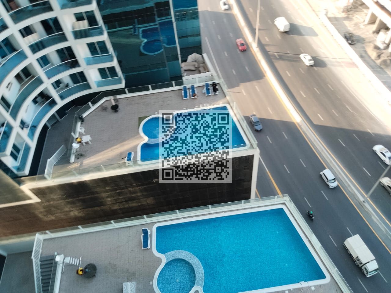 Spacious 2 BHK for Rent in Oasis Tower, Ajman | Full Sea View & Covered Parking