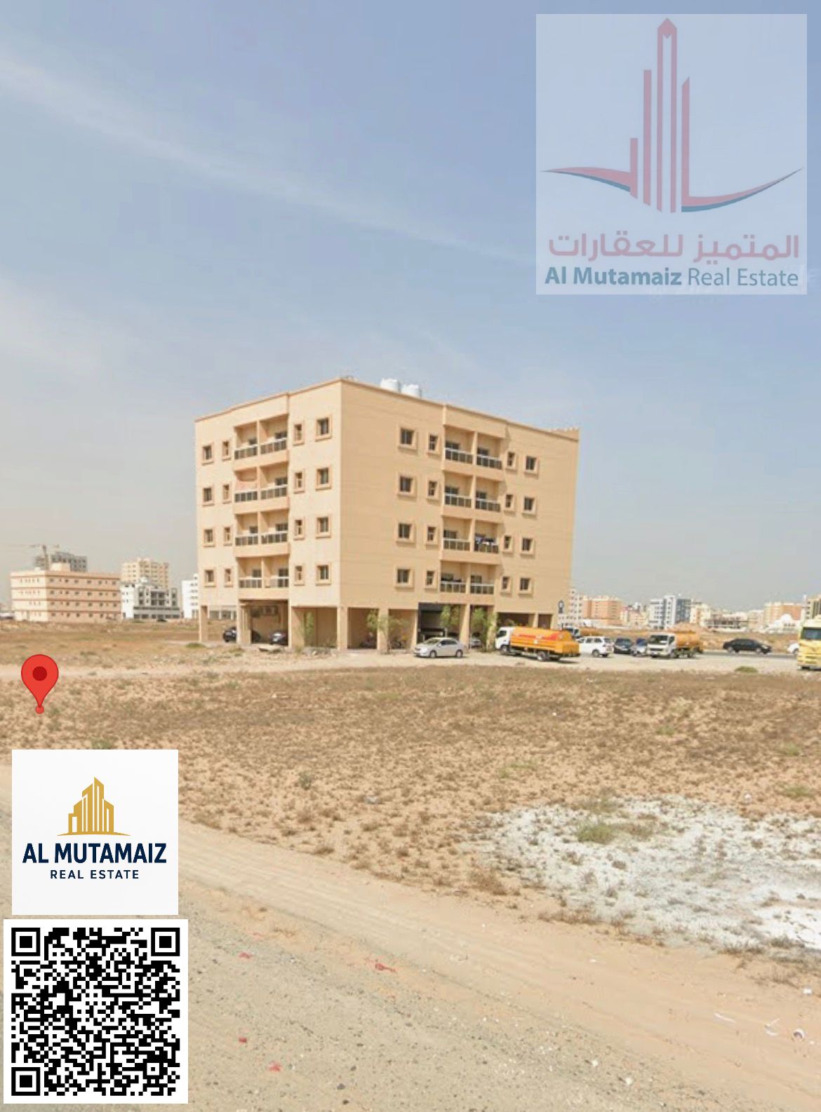Prime Investment Opportunity – Residential & Commercial Land in Al Jurf Industrial 3, Ajman, on Street and Service Road