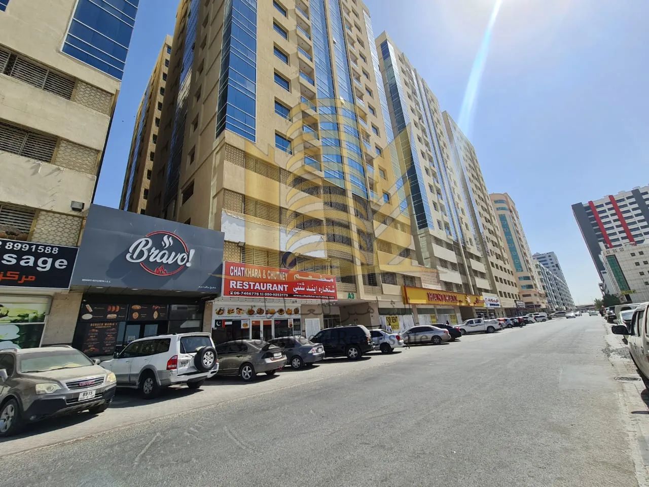Urgent sale opportunity in Ajman. Apartment for sale in Ajman Al Jurf.  Garden City Towers  Two bedrooms and a hall, 970 square meters.  Open plan, front view.  The apartment is located in a very distinctive tower. No parking is required.  Vacant parking
