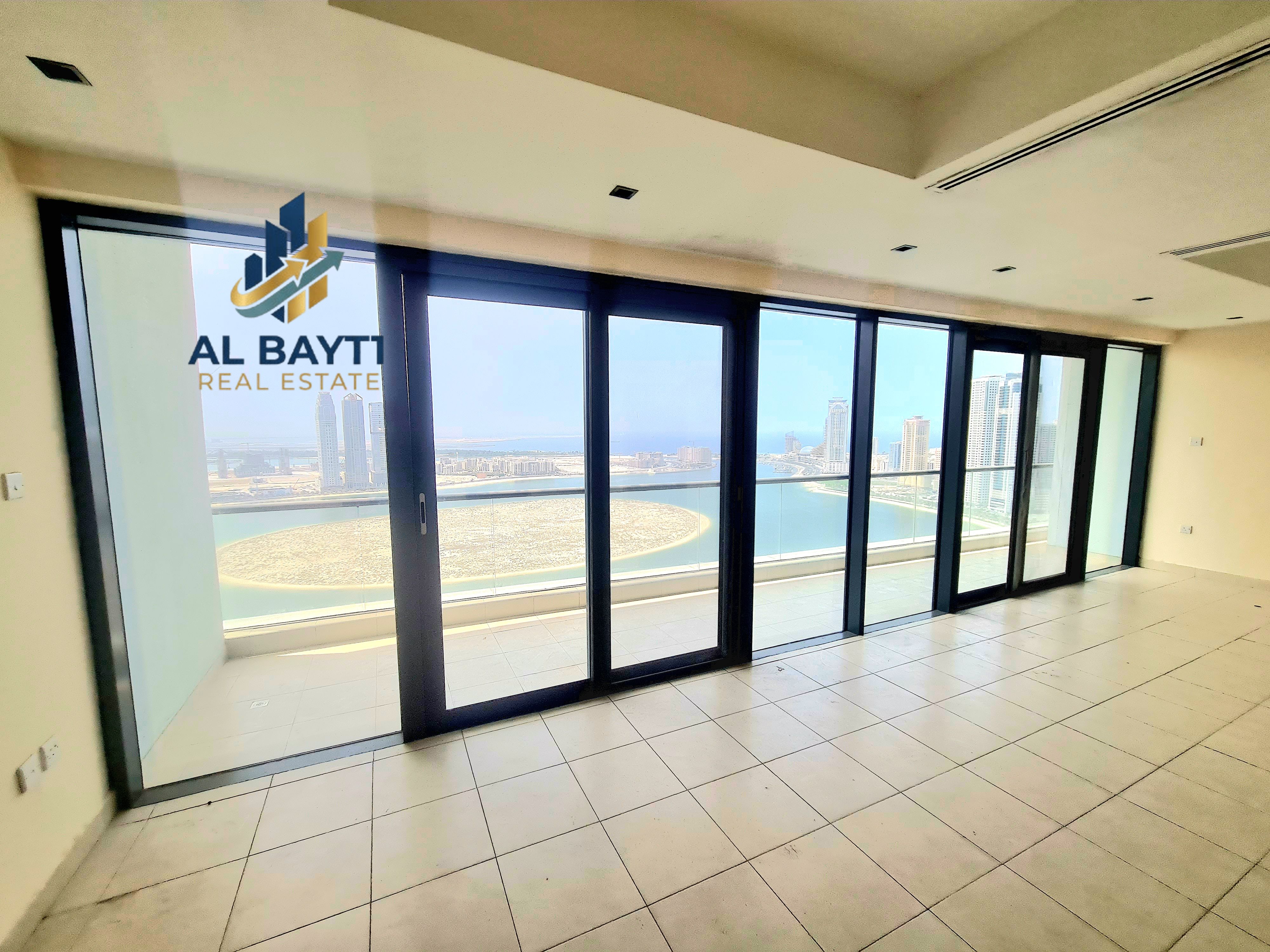 Luxurious 3BHK All Master Bedrooms Water Front Chiller/AC Free 1 Parking FREE Gym Swimming Pool Free Very Prime Location Near Al Qasba Canal Only 102k