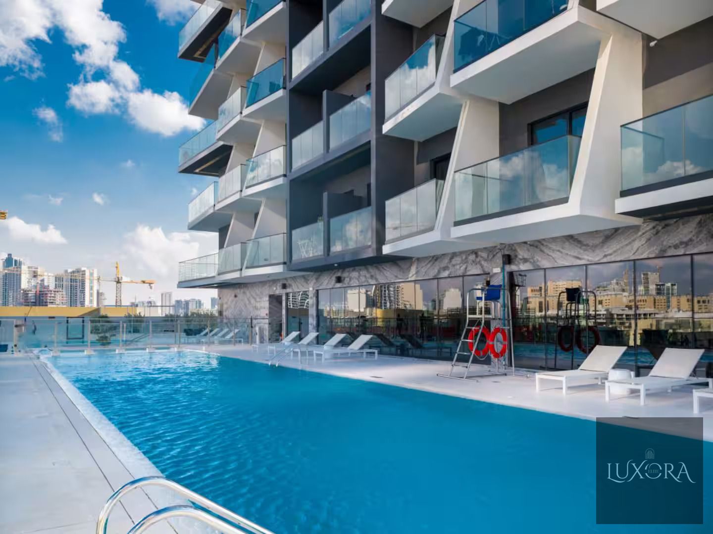 Elegant 1BR Apartment | Fully Furnished | Balcony & Community View | JVC