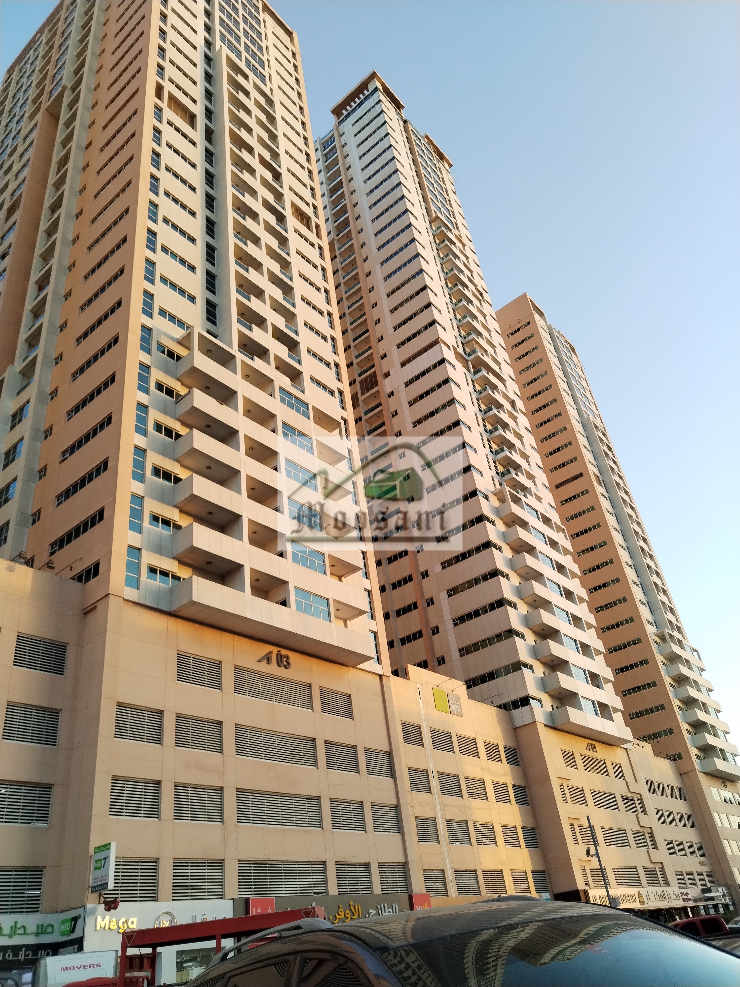 Ajman One Towers5: Spacious Ready to Move 1 Bedroom Hall Open Kitchen with Reserve Car Parking