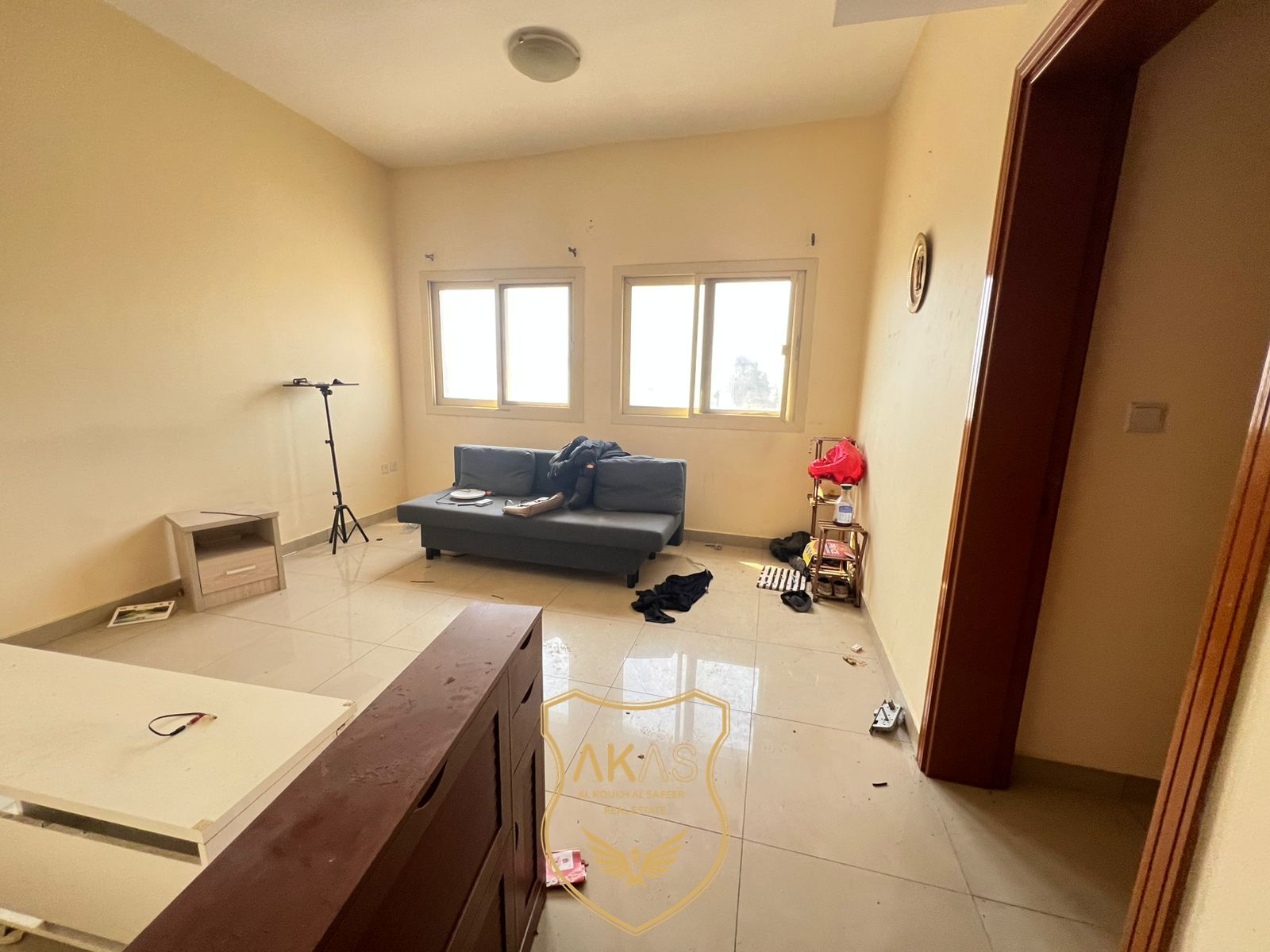 Spacious 1BHK | Central AC & Gas | Family Only | Al Mareija 	2.	1BHK in Al Mareija | Big Hall + Central AC | Near Supermarkets