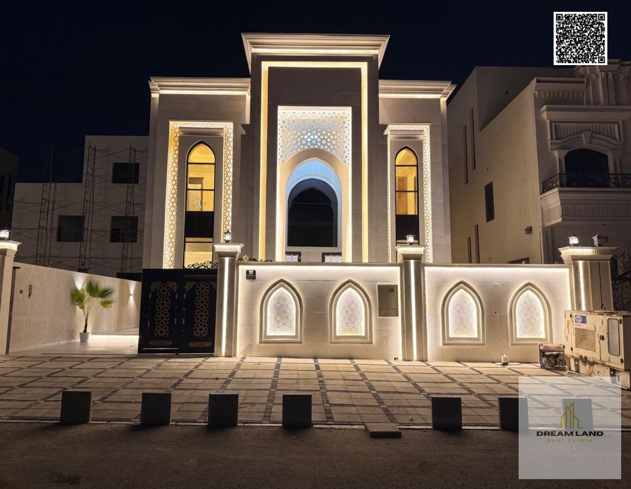 Luxurious villa with a distinctive design for sale in Al Helio 2 - Ajman | 5 master bedrooms | Price 2 million including registration