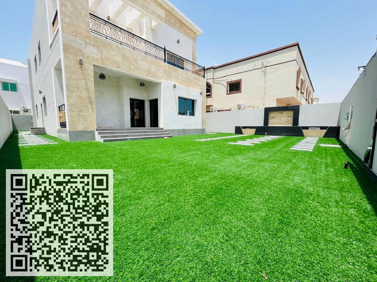 For rent, a villa for the first tenant, modern design, a very distinguished location