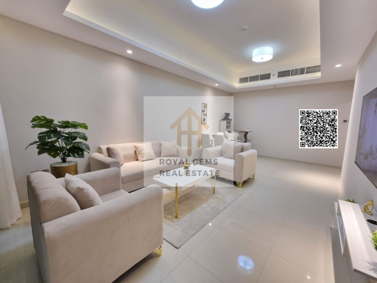 Modern Luxury | Furnished 2-Bedroom Apartment with Balcony in Gulfa Tower