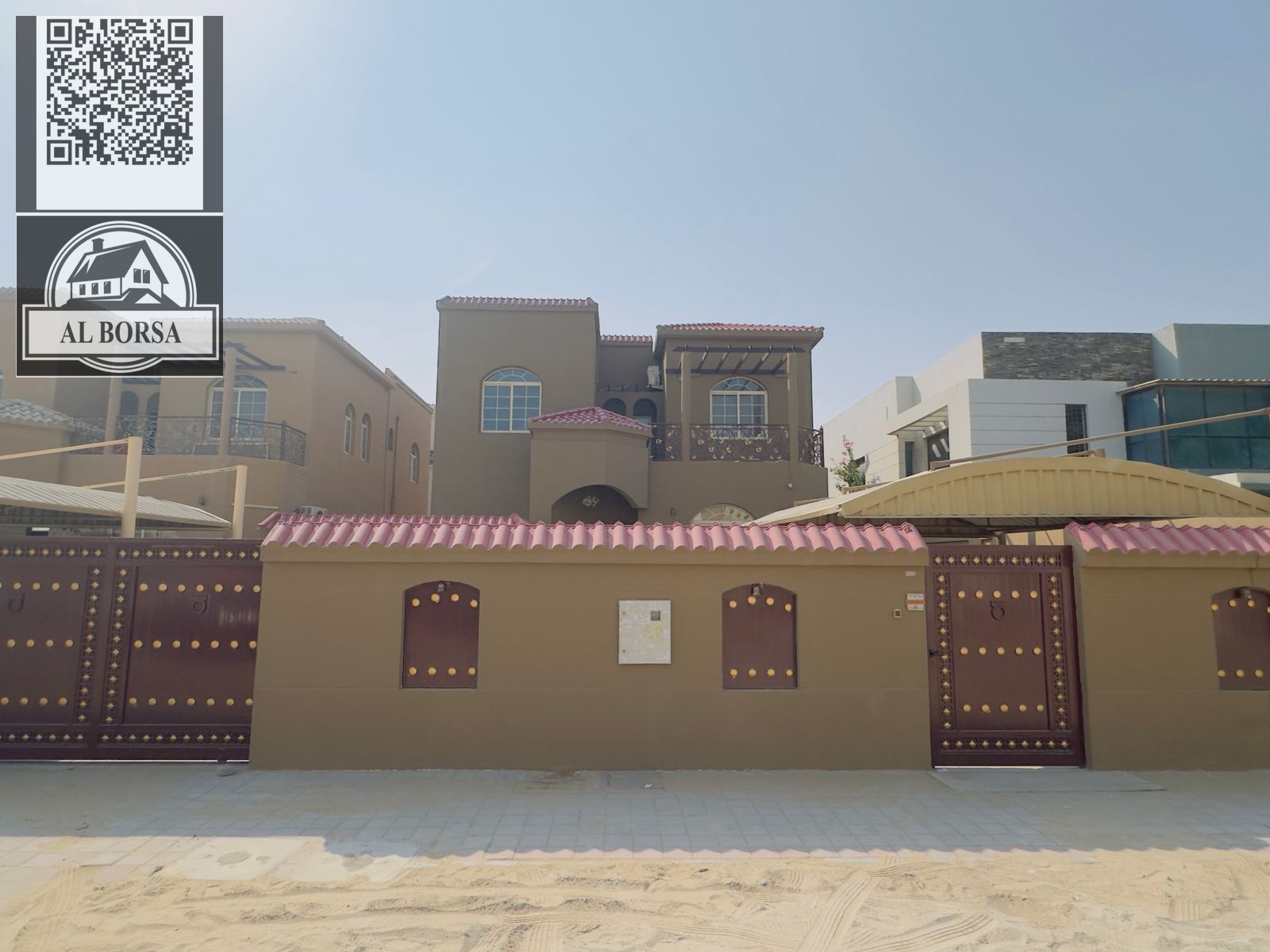 Villa for rent in Al Rawda 1, 5000 sq ft, 6 bedrooms, a majlis, a hall, and a maid's room