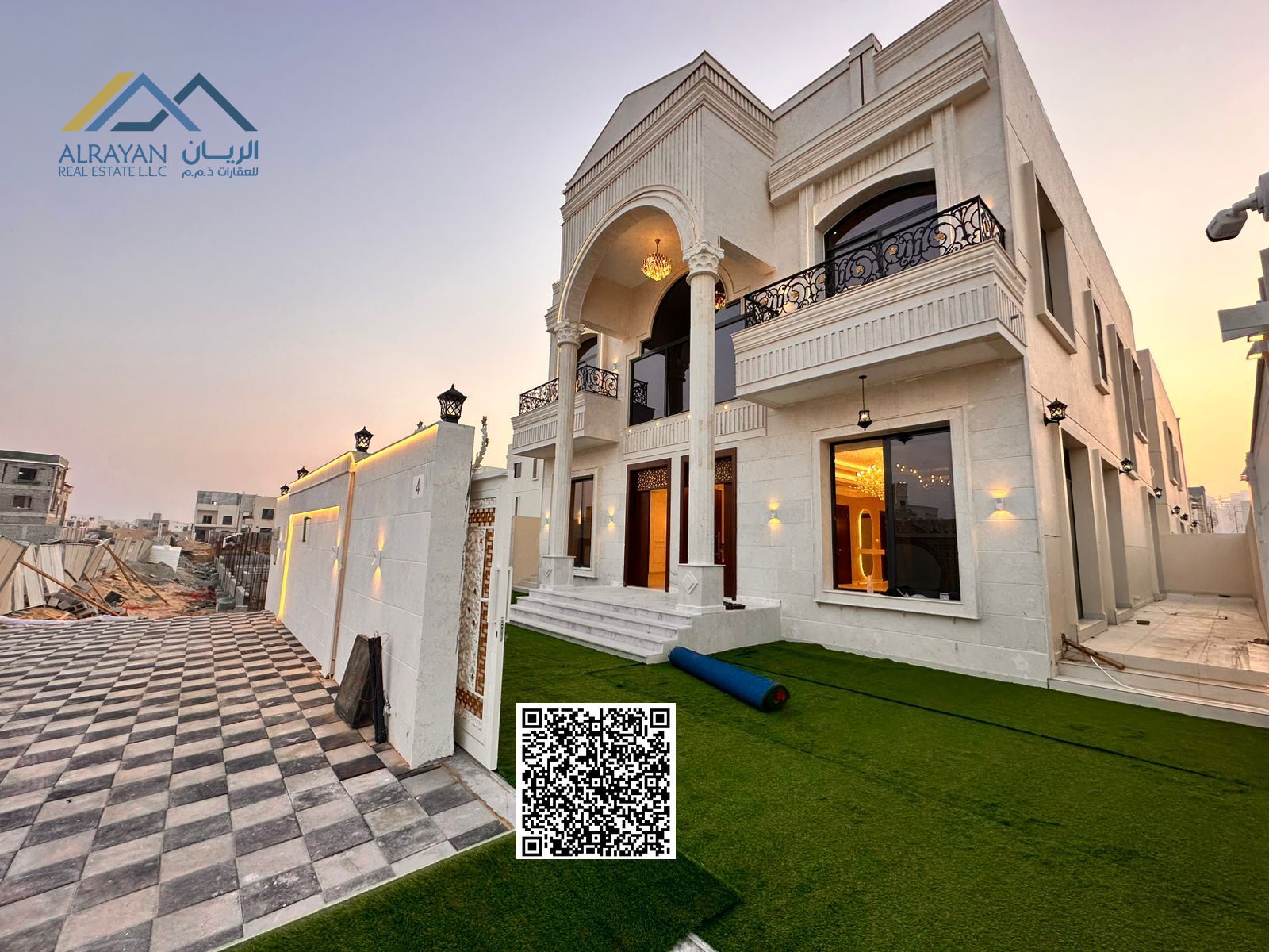 Villa on a street and alley, price includes registration fees, negotiable