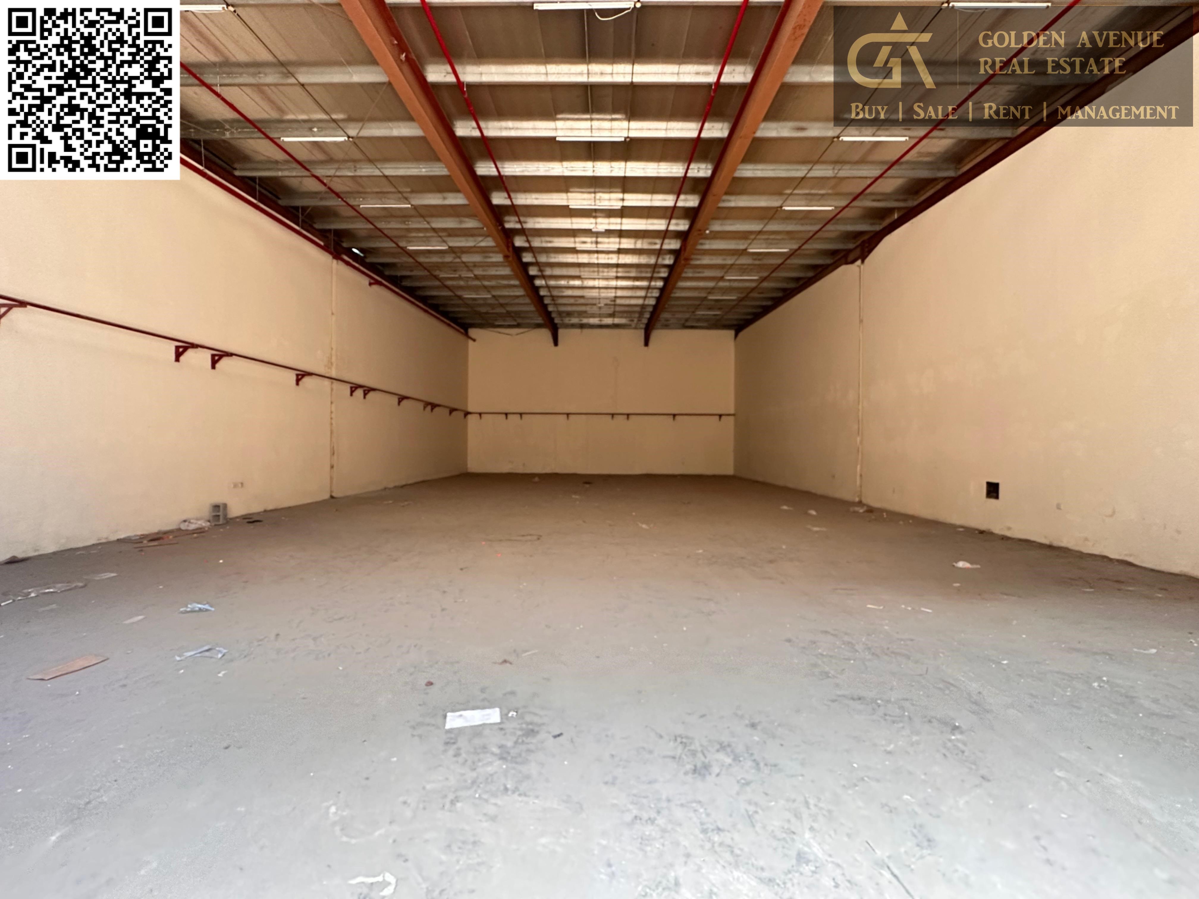 Spacious Warehouse For Rent In Ajman Industrial Area -1 \ Prime Location / Easy Access To Main Road / easy truck access
