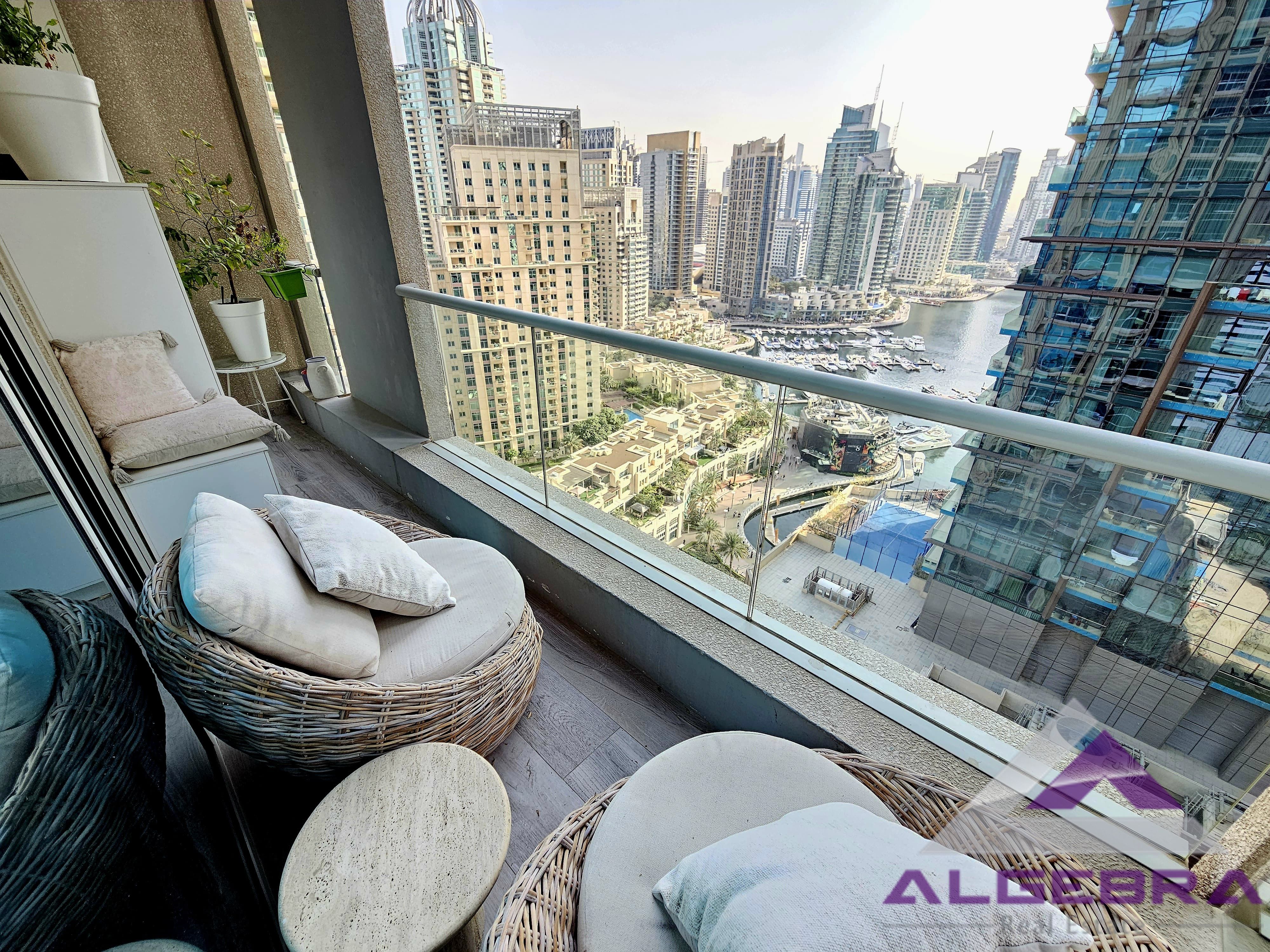 Luxury Renovated 2BR | Marina View | Furnished