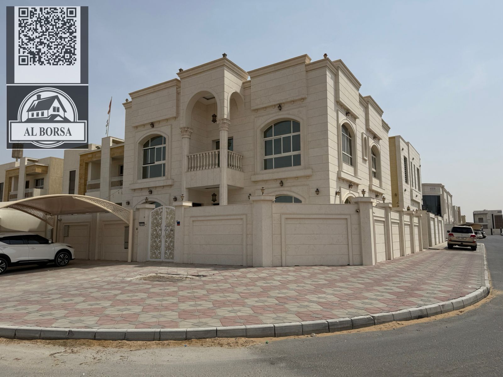 New Corner Villa for Rent in Ajman - Al Yasmeen Property Features: * 5 Master Bedrooms * Spacious Living Room * Majlis * Modern Kitchen * Maids'