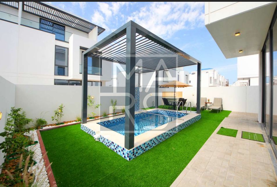 Fully Furnished 4-Bedroom Villa with Private Pool | Waterfront Living in Ajmal Makan