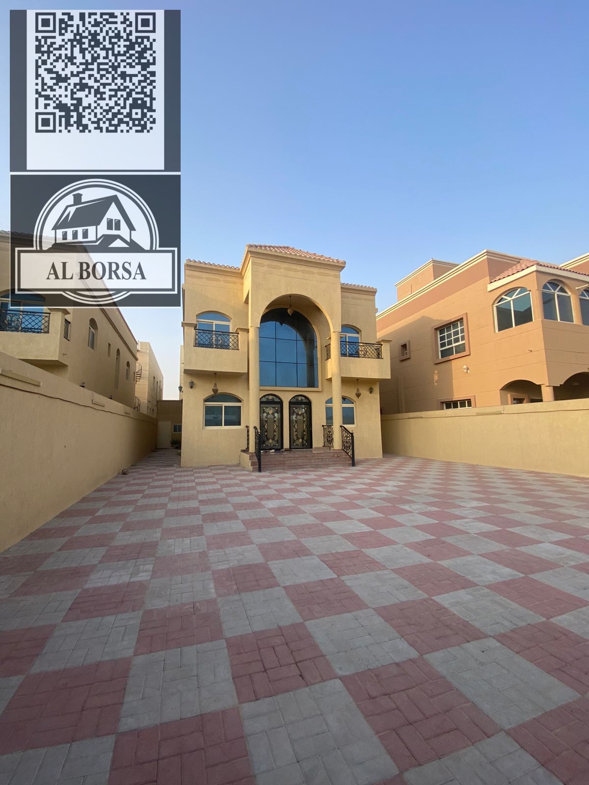 Villa for rent, residential and commercial in Ajman, Al Muwaihat 1 area Close to schools and Sheikh Ammar Street Villa area 5400 sq ft Land a