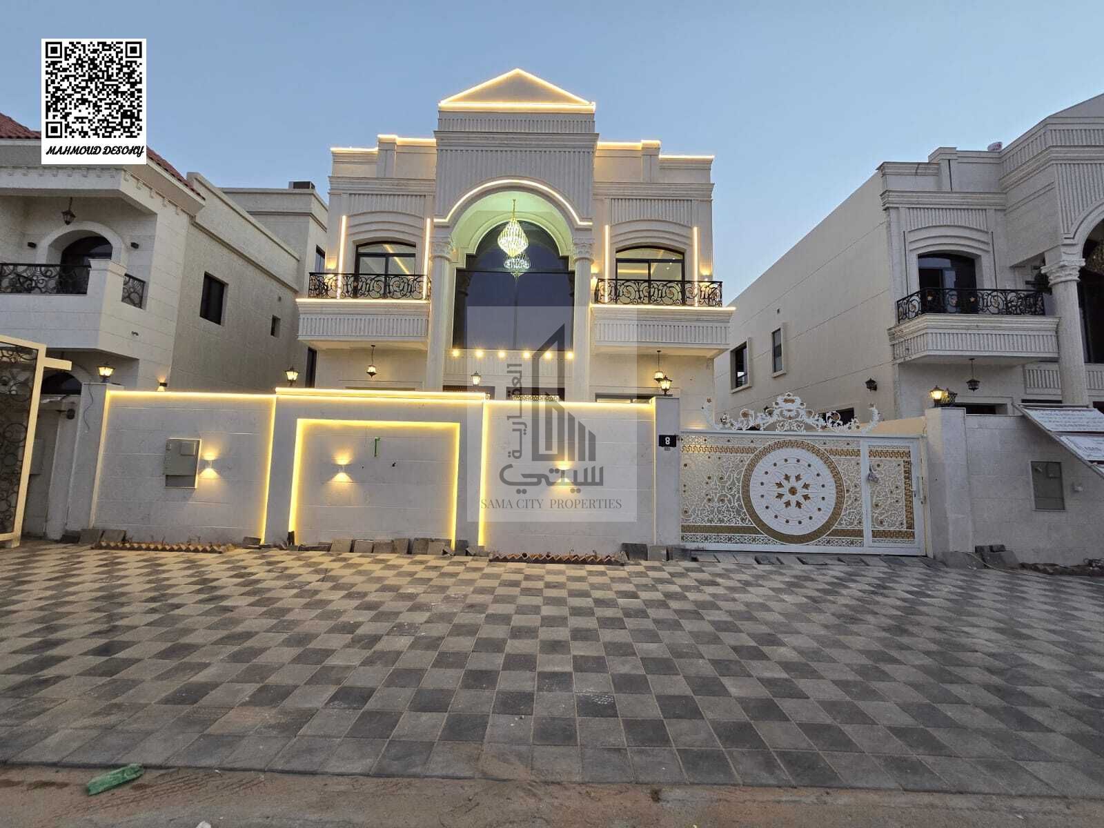 For sale, a luxurious classic villa in the Al Helio area of Ajman