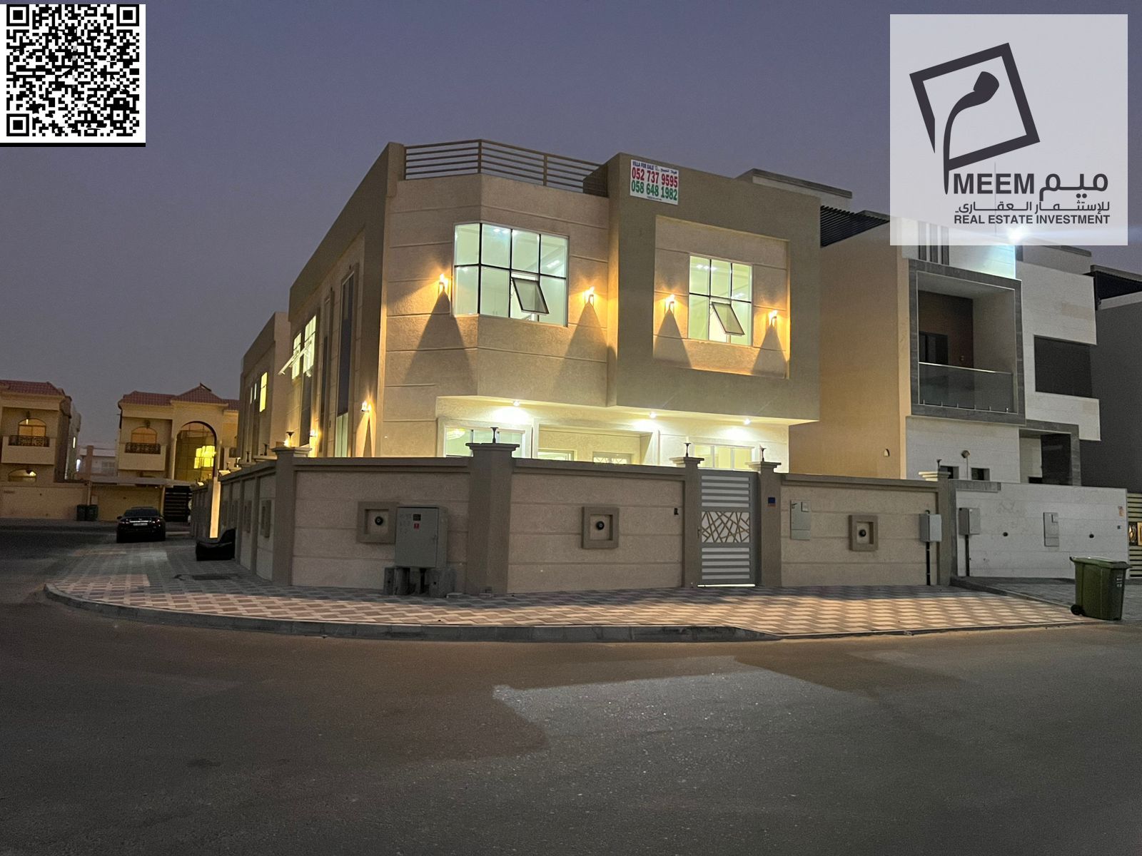 perfect opportunity to own a luxurious corner villa on two streets in the prestigious Al Yasmeen area of Ajman