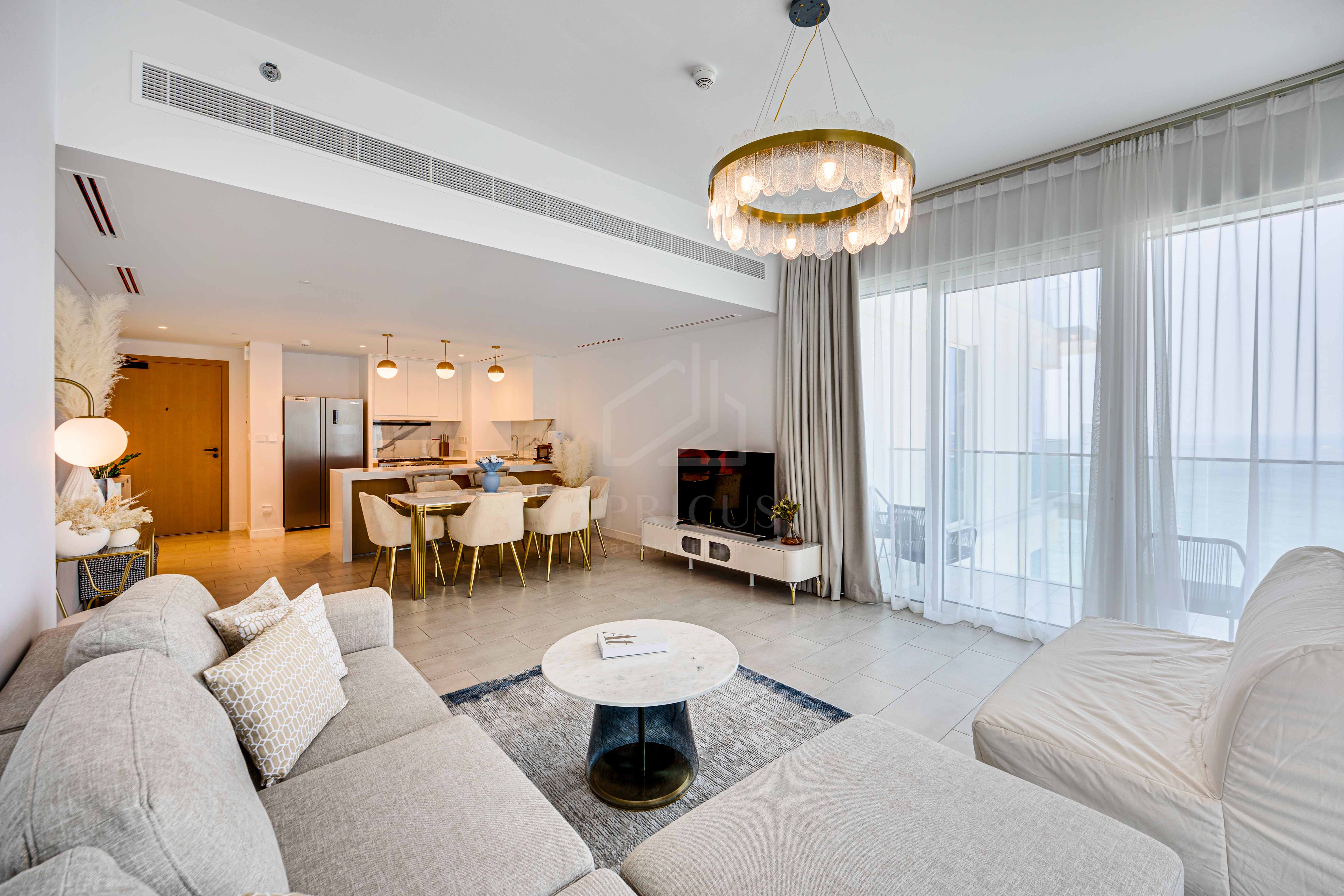 Stylish sea view from new 2BD La Vie