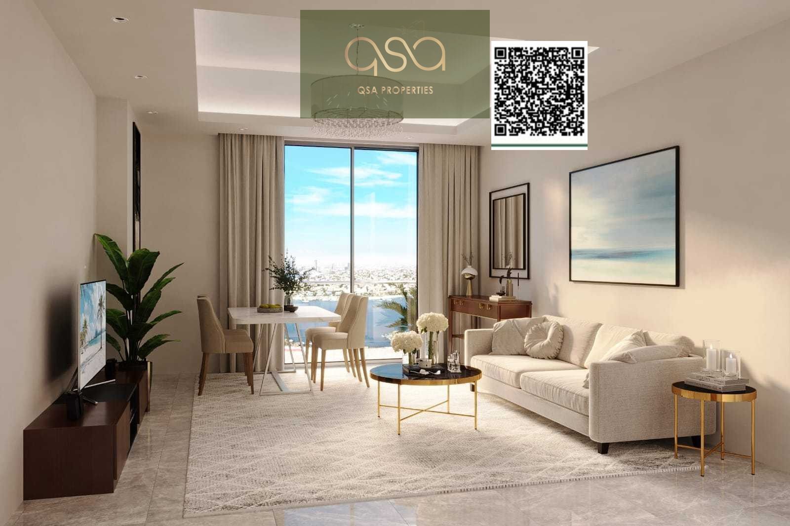 TWO BEDROOM APARTMENT AVAILABLE FOR SALE IN AJMAN CREEK TOWER 3, AJMAN!